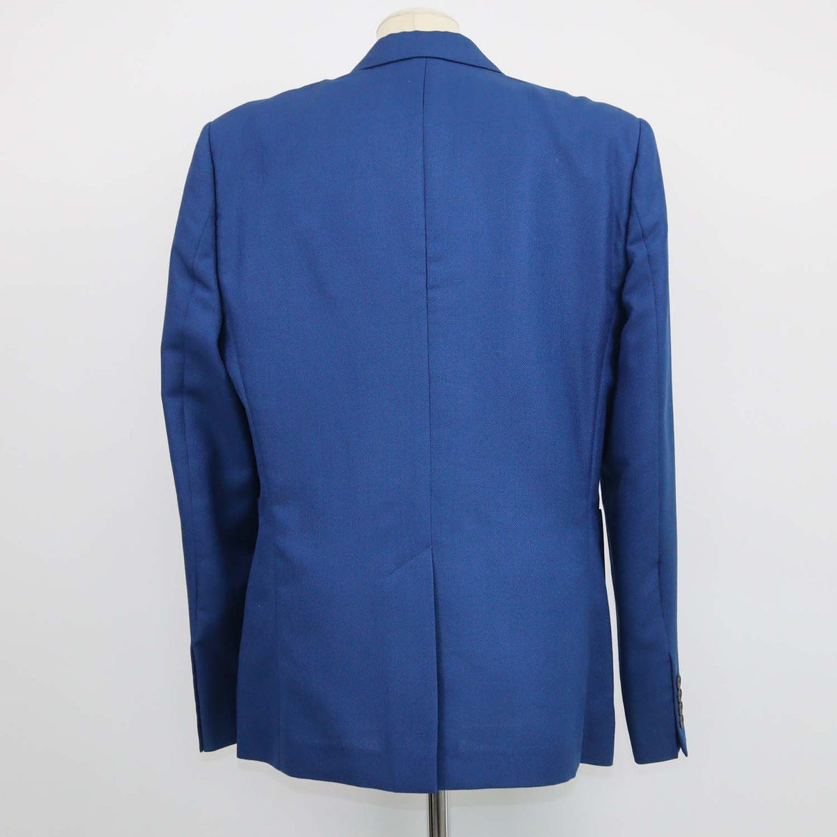 Burberry London Blue Blend Wool Single Breasted Blazer