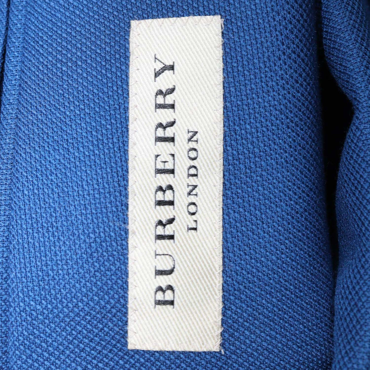Burberry London Blue Blend Wool Single Breasted Blazer