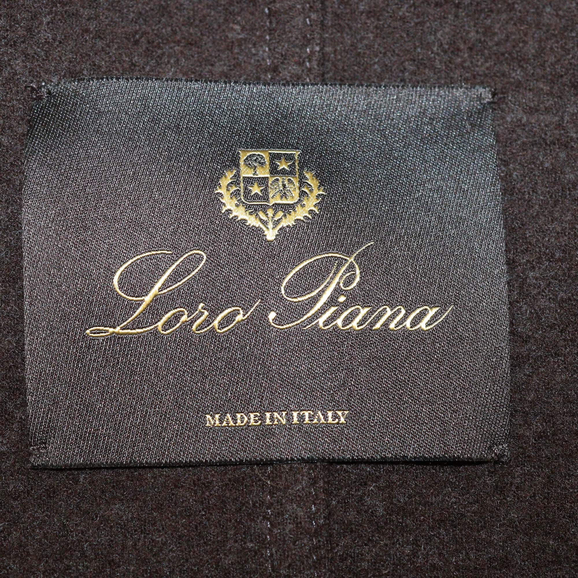Loro Piana Dark Brown Pecora Nera Mini Spagna Jacket Womens Loro Piana