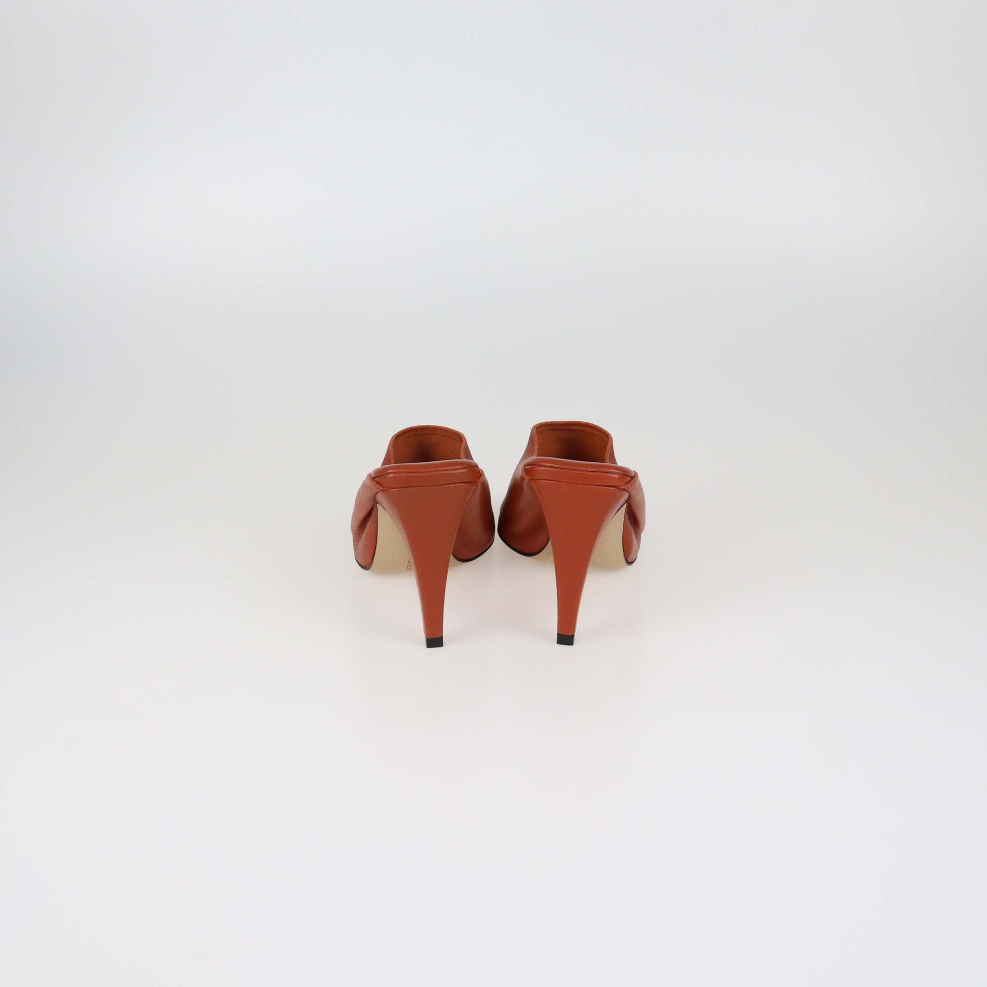Bottega Veneta Brick Leather Thong Slide Sandals