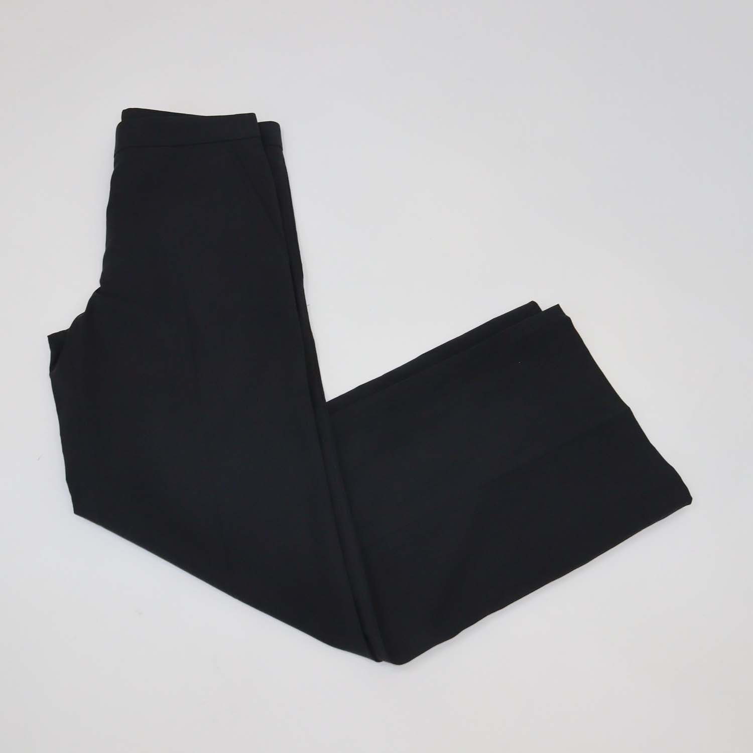 Brunello Cucinelli Black Linen Blend Wide Leg Pants