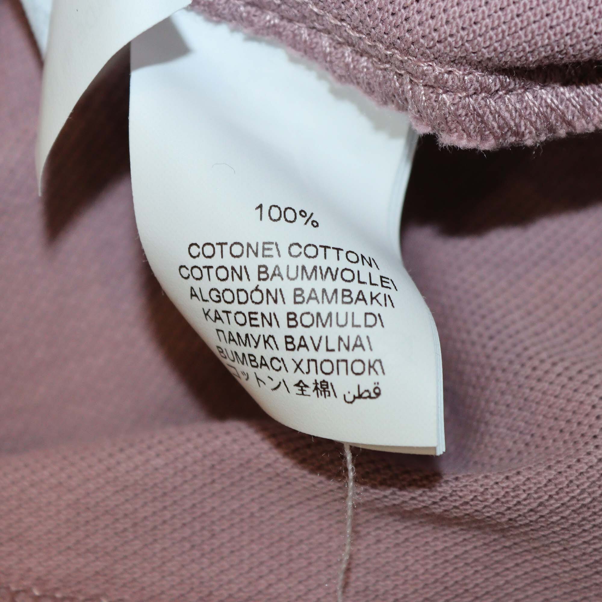Brunello Cucinelli Old Rose Cotton Short Sleeve Polo Shirt Mens Brunello Cucinelli