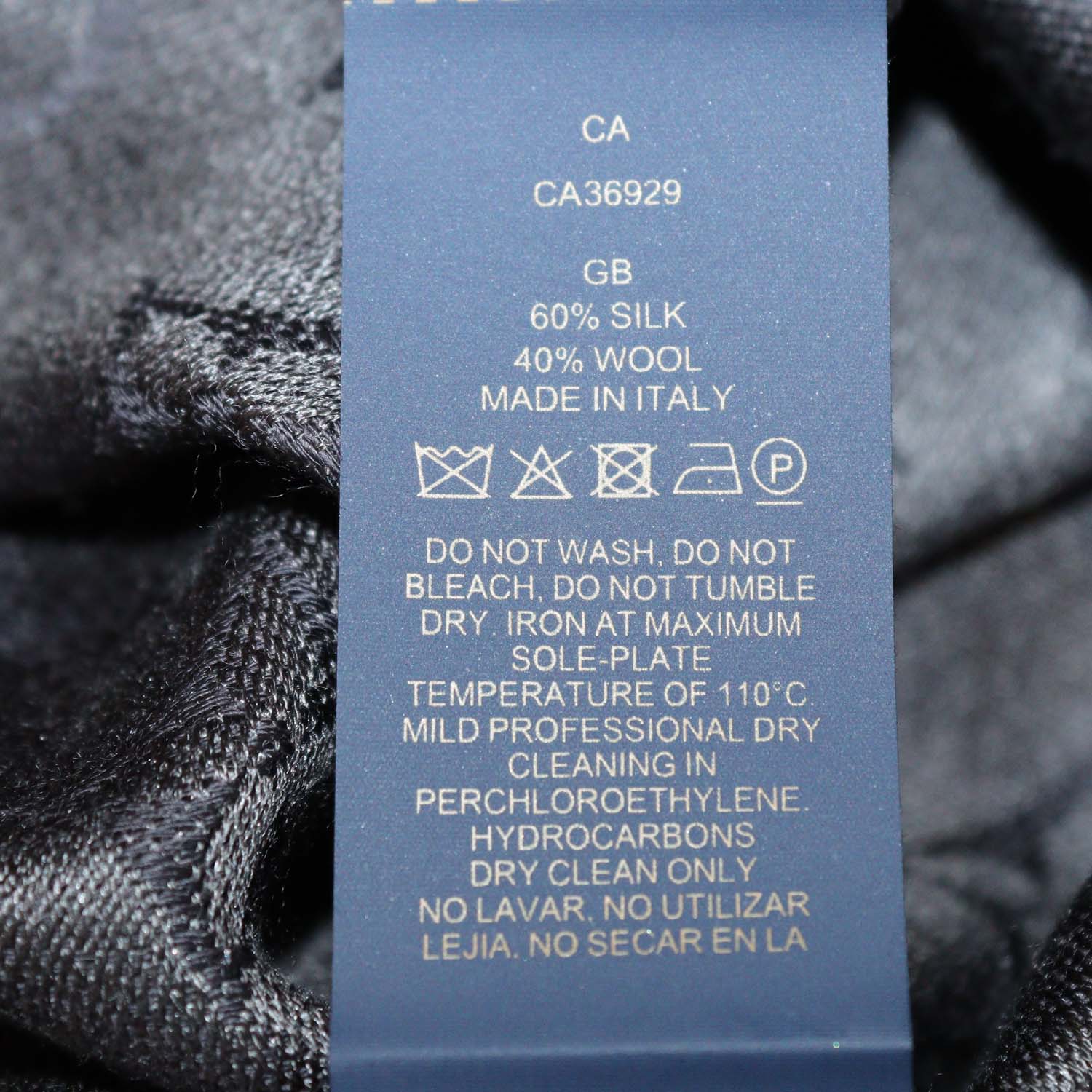 Louis Vuitton Dark Grey Silk and Wool Monogram Classic Shawl