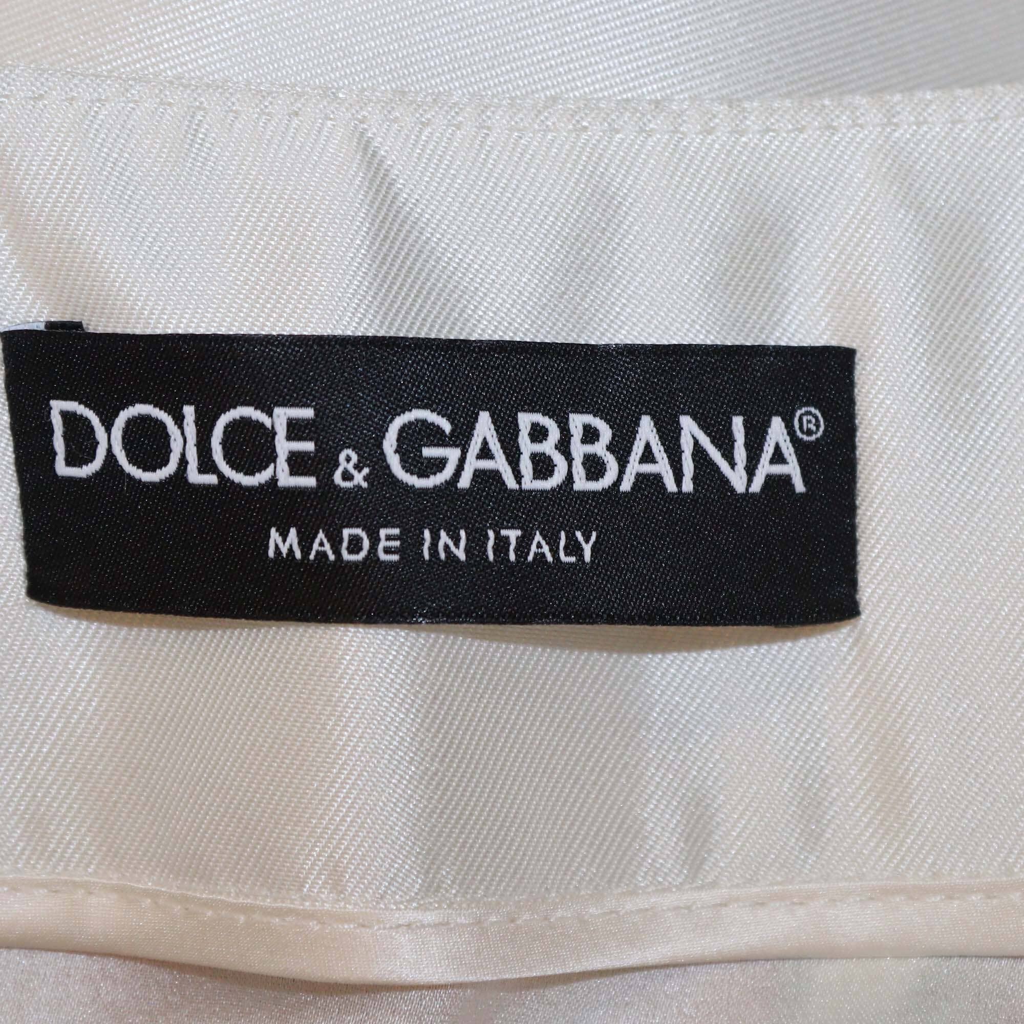 Dolce & Gabbana Floral Printed Silk Breasted Blazer Womens Dolce & Gabbana
