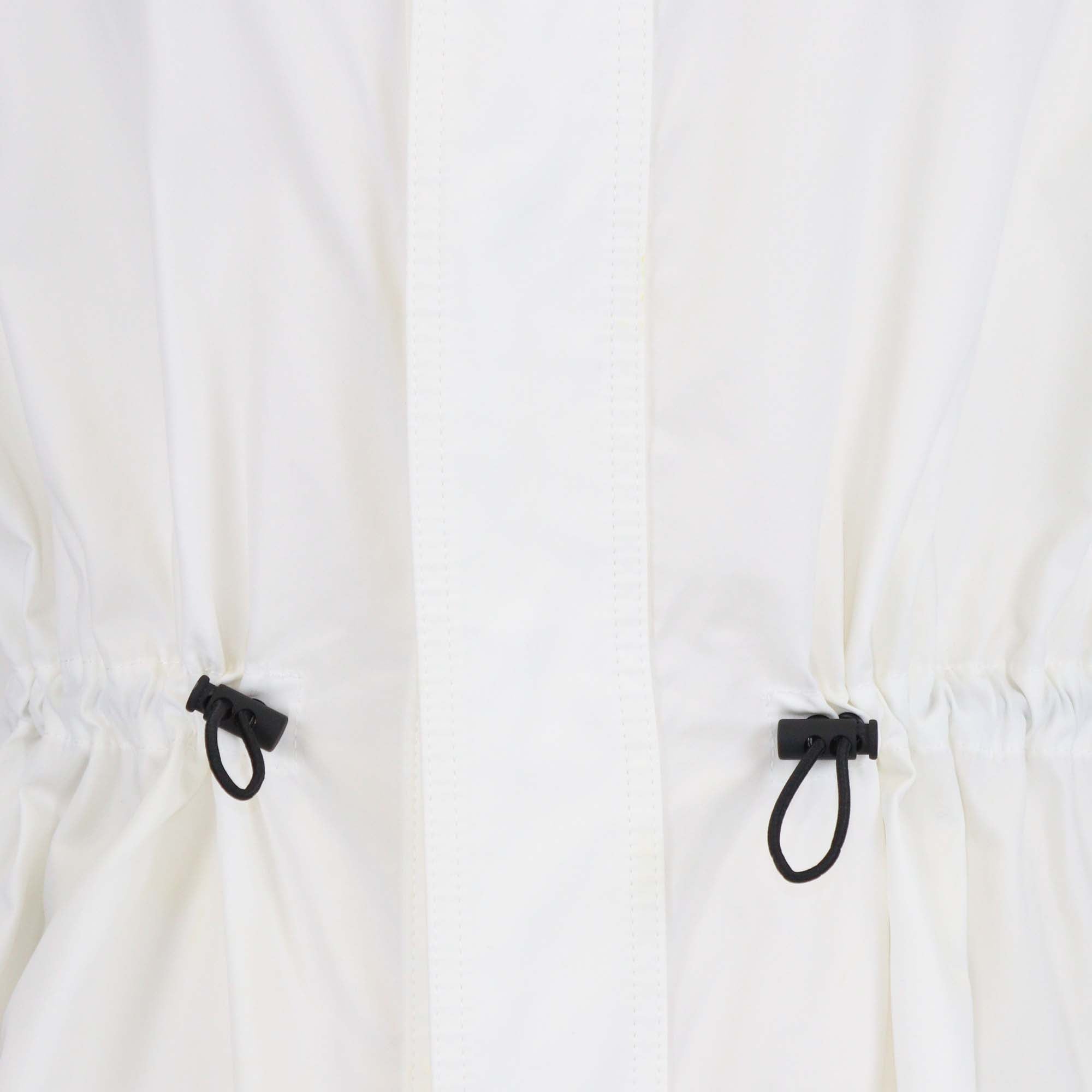 Bottega Veneta Off White Cotton Blend Sleeveless Jacket
