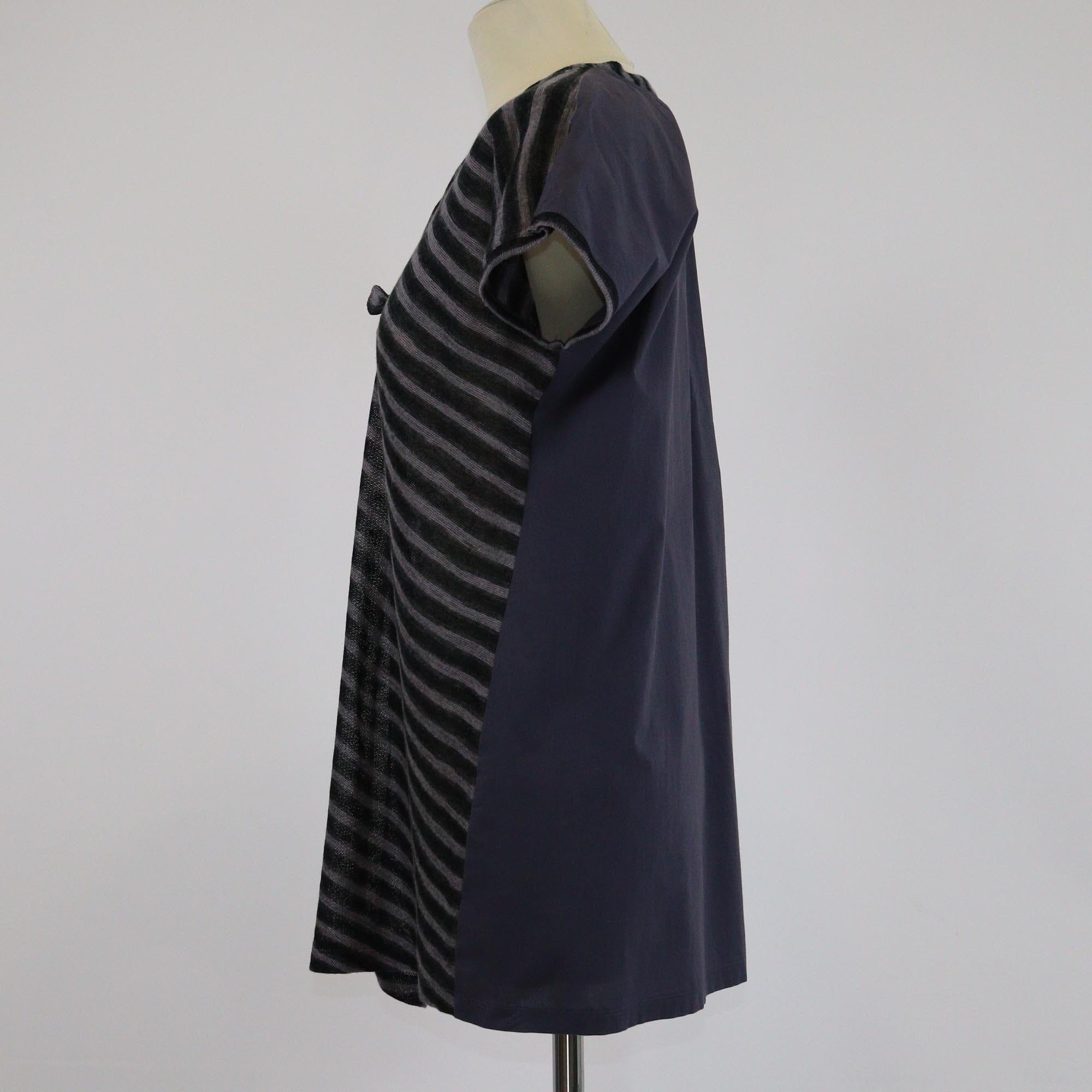 Brunello Cucinelli Tricolor Stripe Sleevess Top Womens Brunello Cucinelli