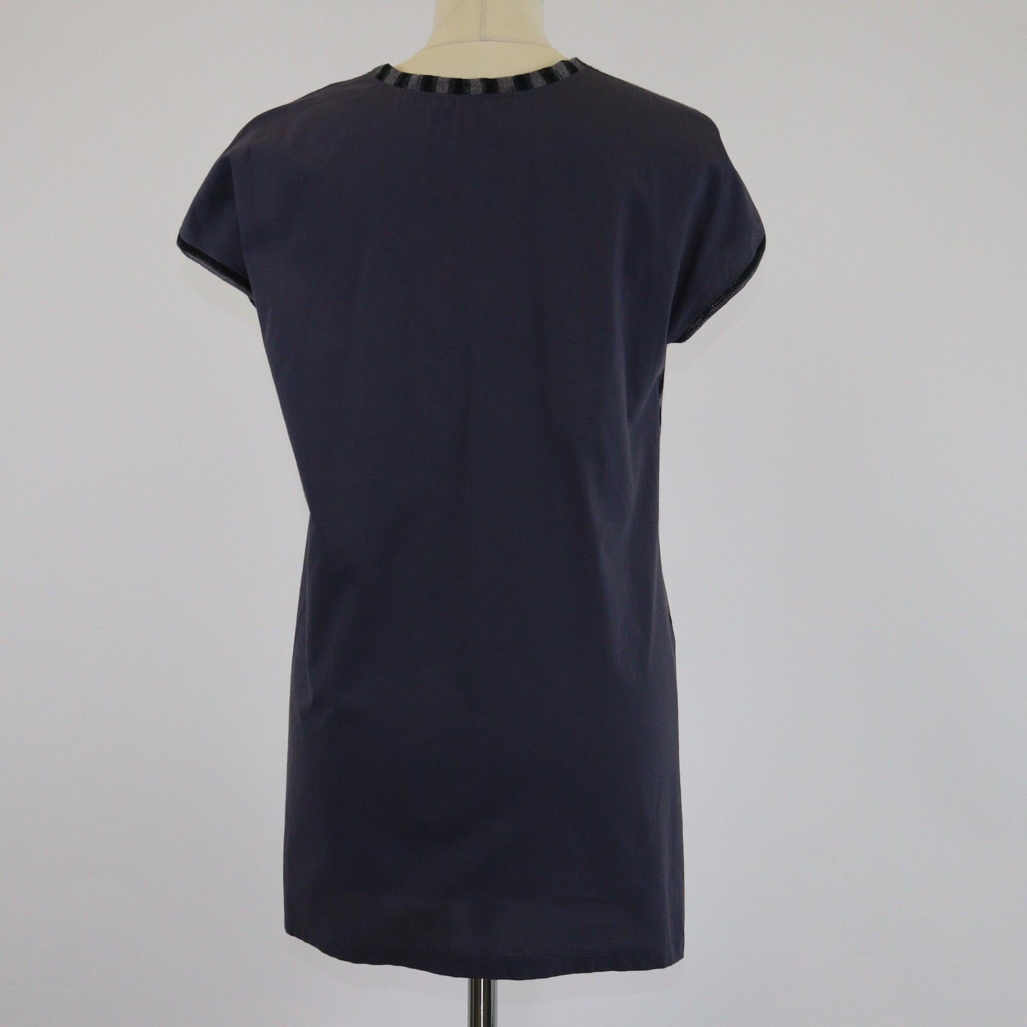 Brunello Cucinelli Tricolor Stripe Sleevess Top Womens Brunello Cucinelli