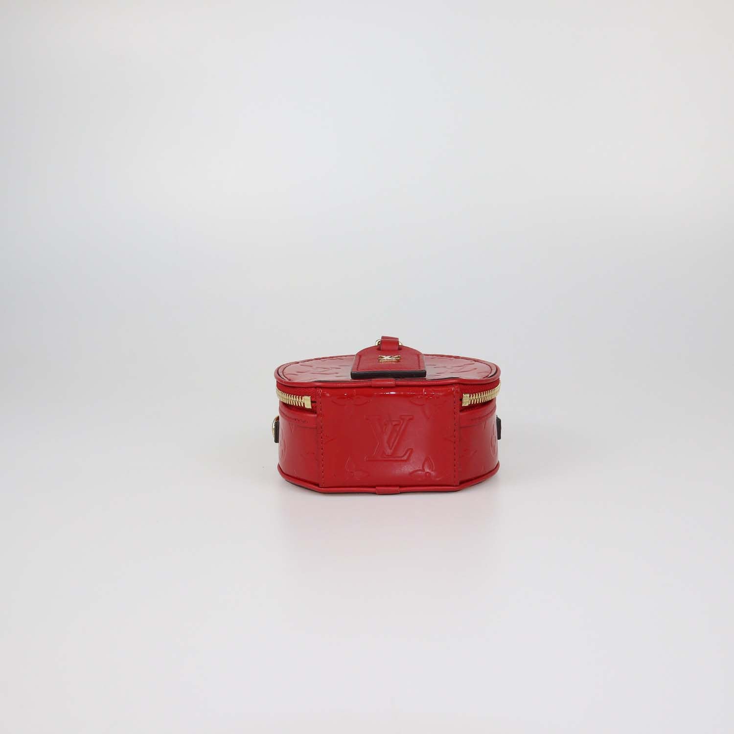 Louis Vuitton Red Monogram Vernis Mini Boite Chapeau Bag