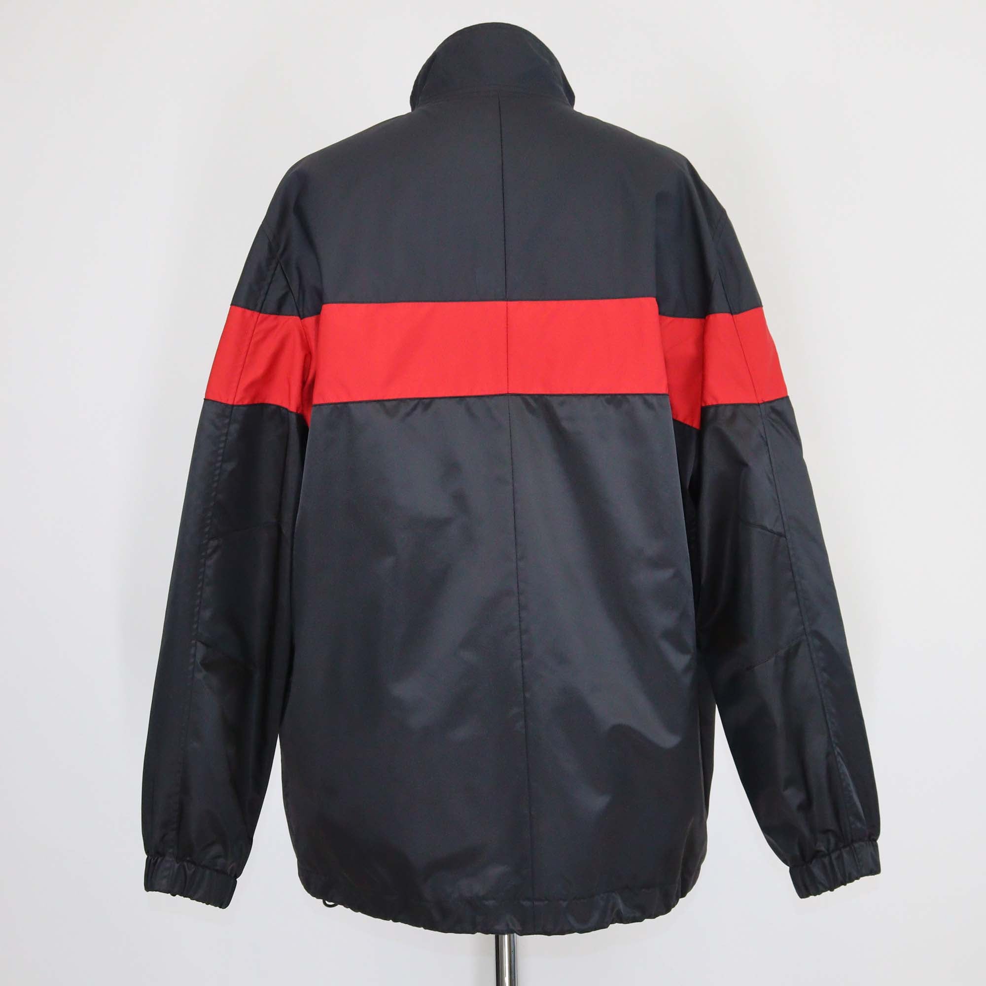 Givenchy Black/Red Nylon Windbreaker Jacket