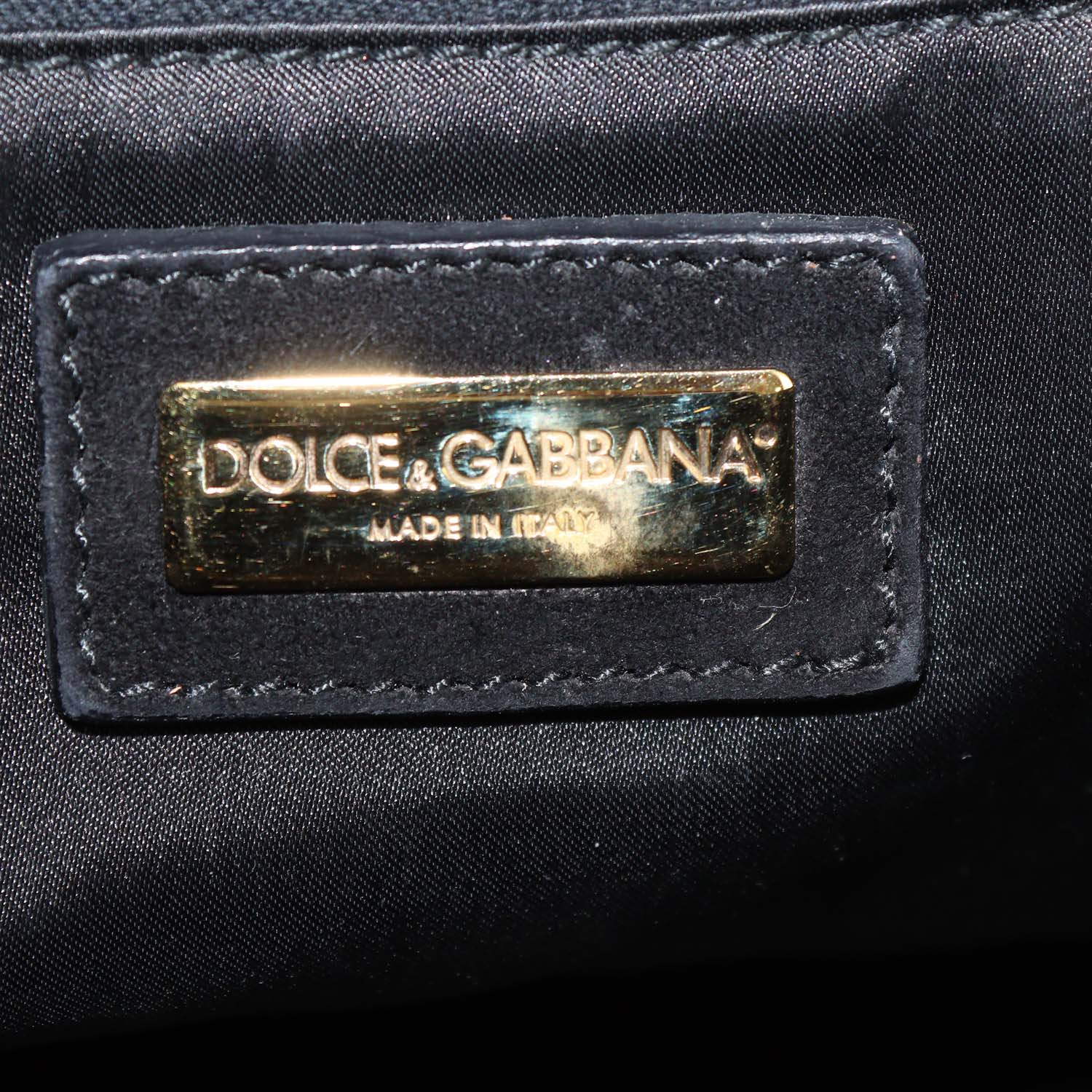 Dolce & Gabbana Cream Python Flap Bag
