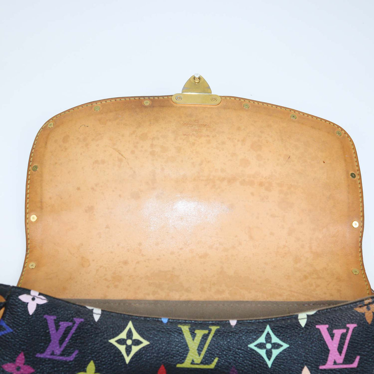 Louis Vuitton Black Multicolor Monogram Canvas Sologne Bag