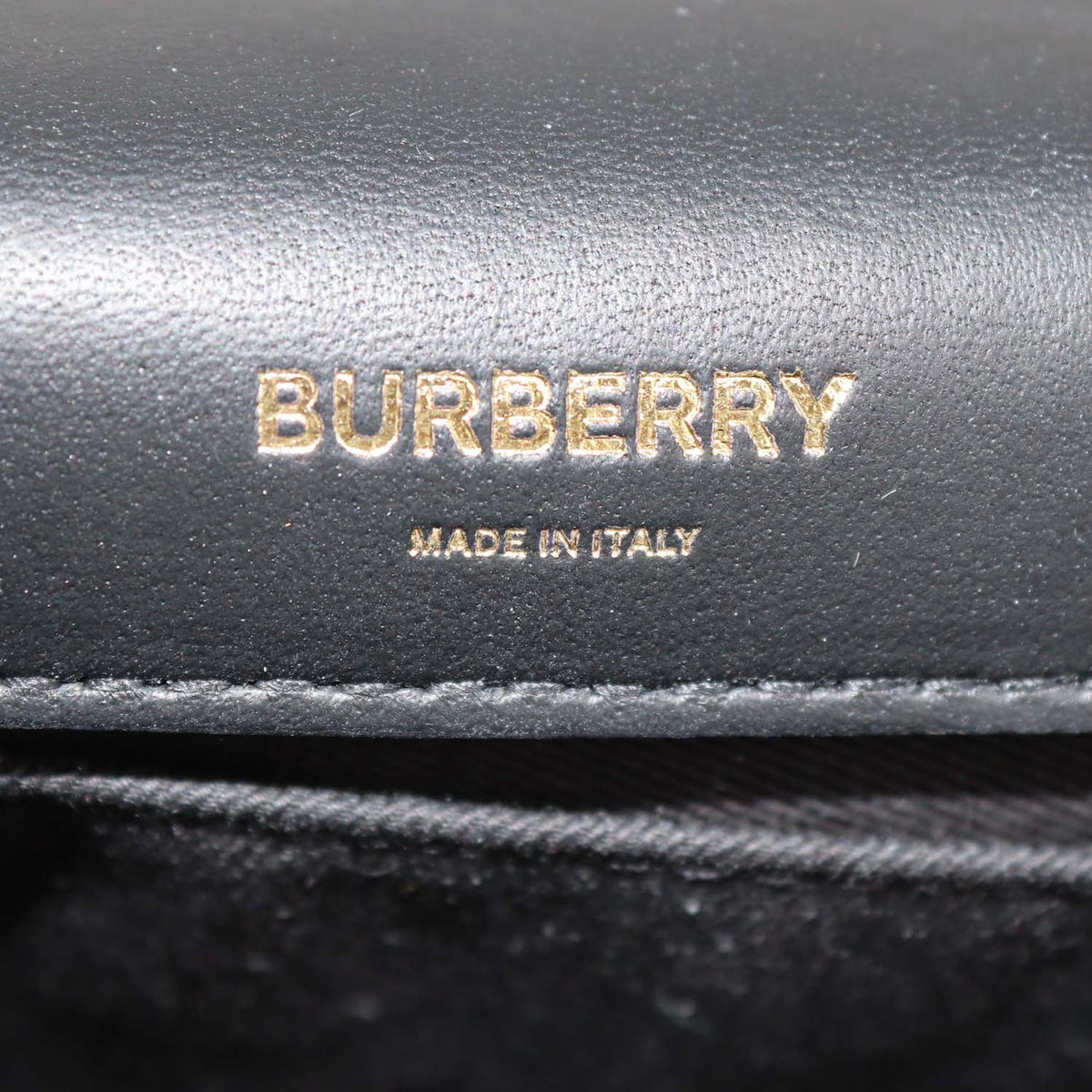 Burberry Black Quilted Leather Medium Lola Shoulder Bag