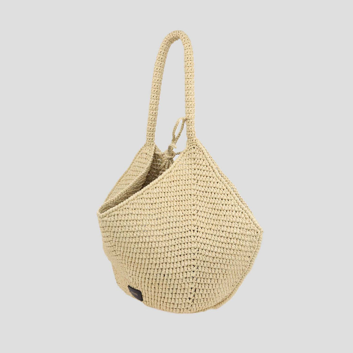 Khaite Natural Raffia Medium Lotus Tote