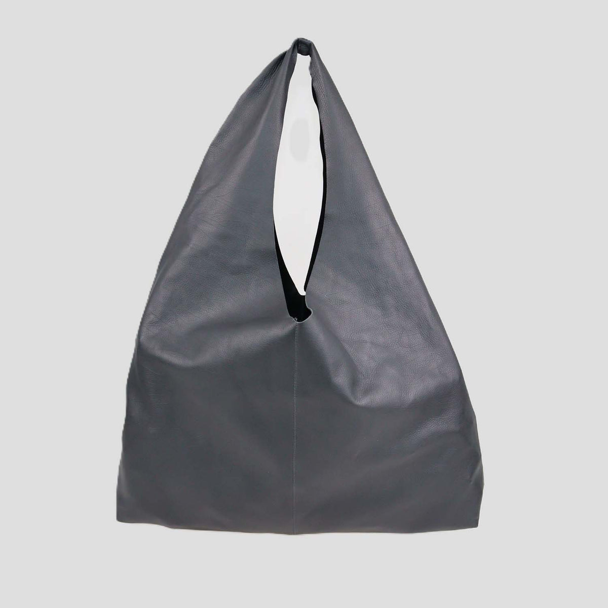 The Row Dark Grey Leather New Bindle Bag