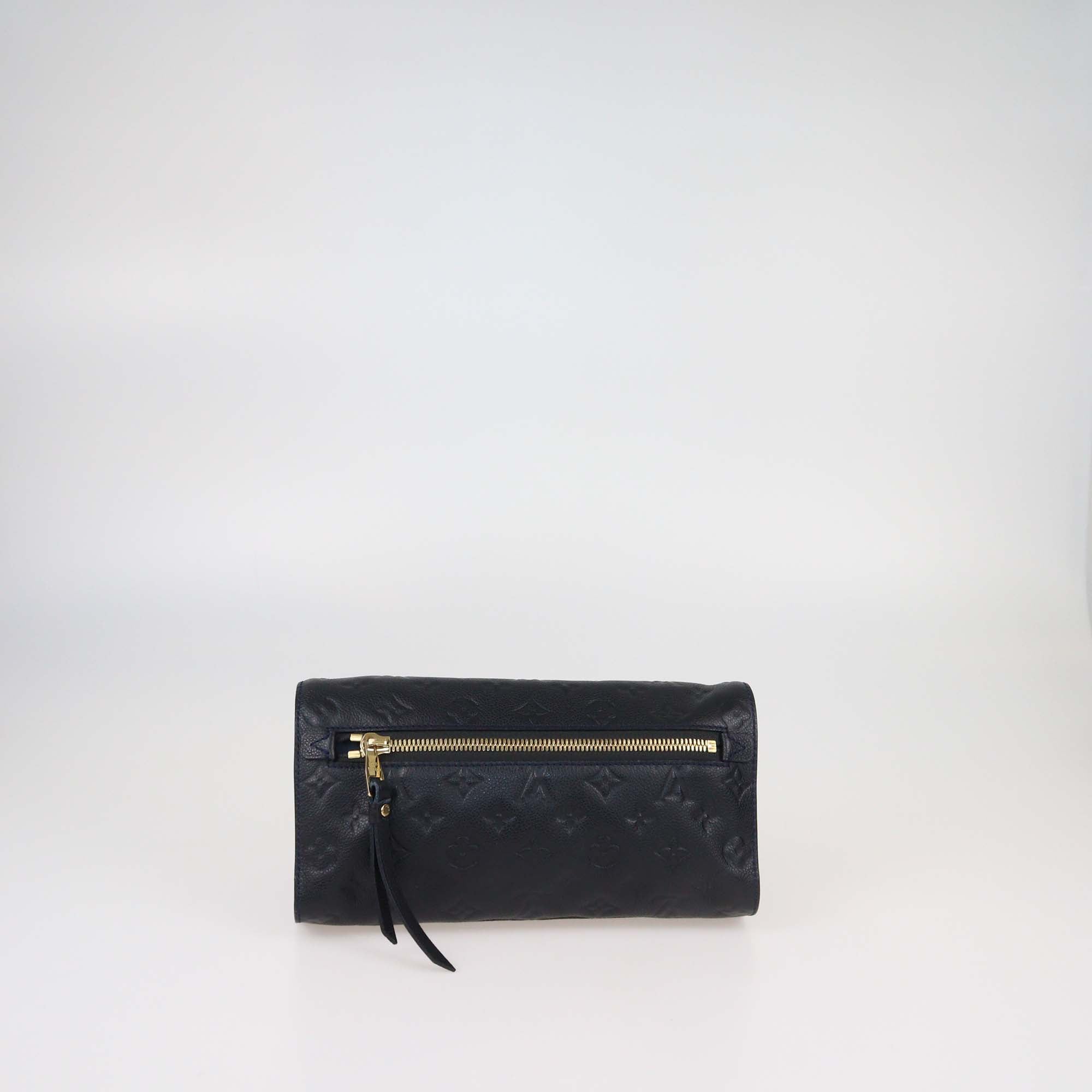 Louis Vuitton Bleu Infini Monogram Empreinte Leather Petillante Clutch
