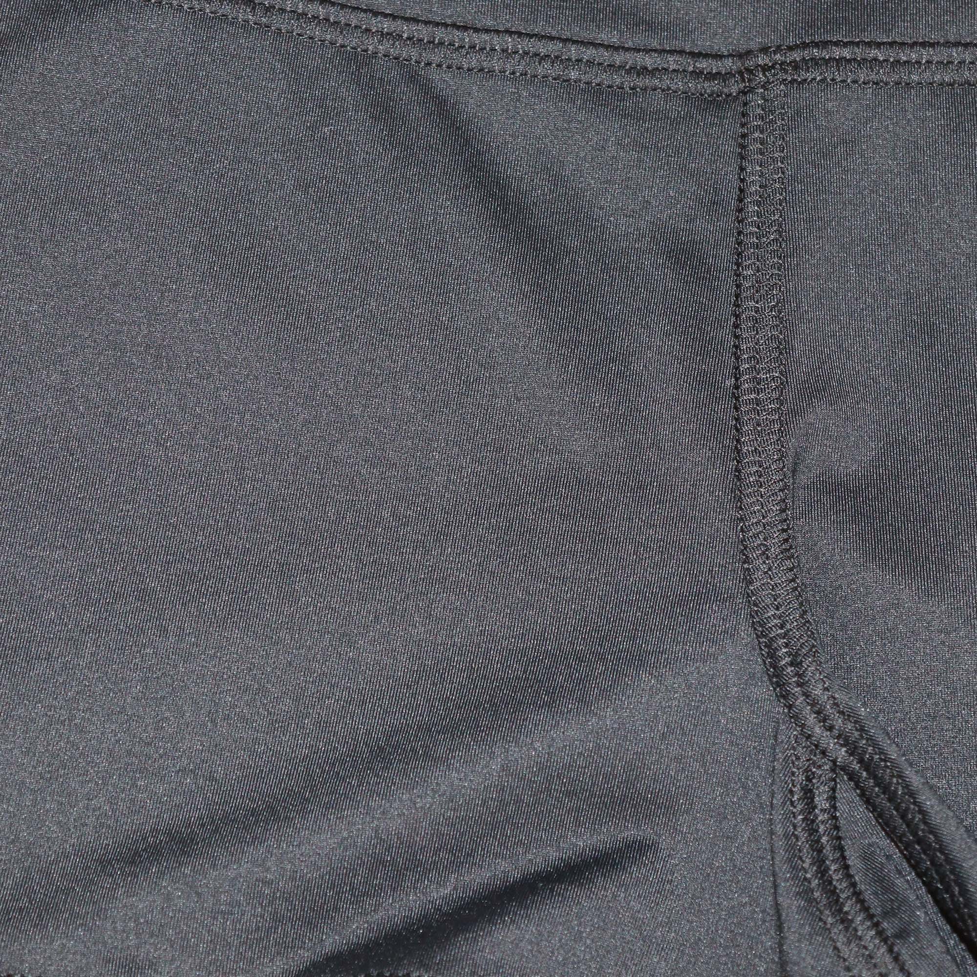 Versace Black Polyamide Greca Border Waistband Trunks