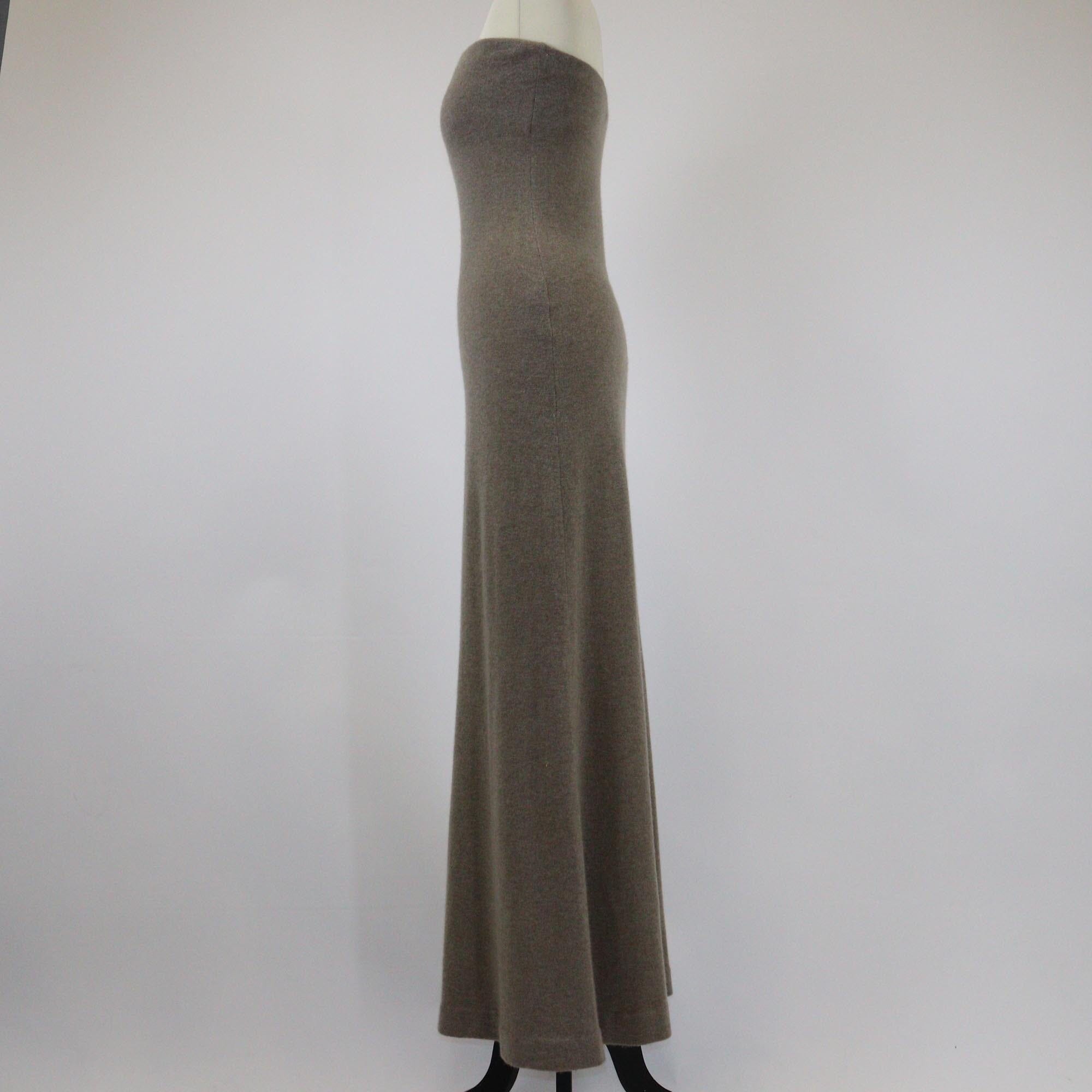 Ralph Lauren Beige Strapless Long Dress Womens Ralph Lauren