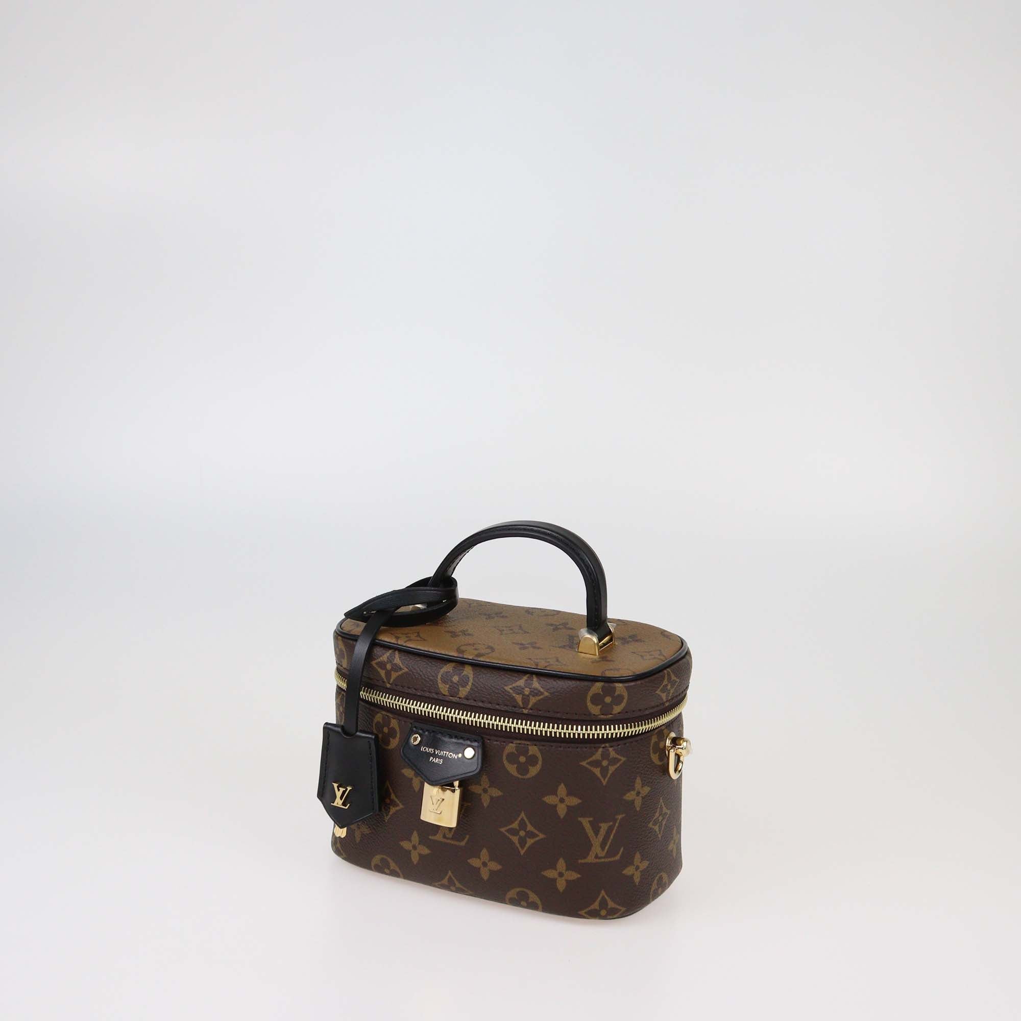 Louis Vuitton Monogram Reverse Canvas Vanity PM Chain Bag
