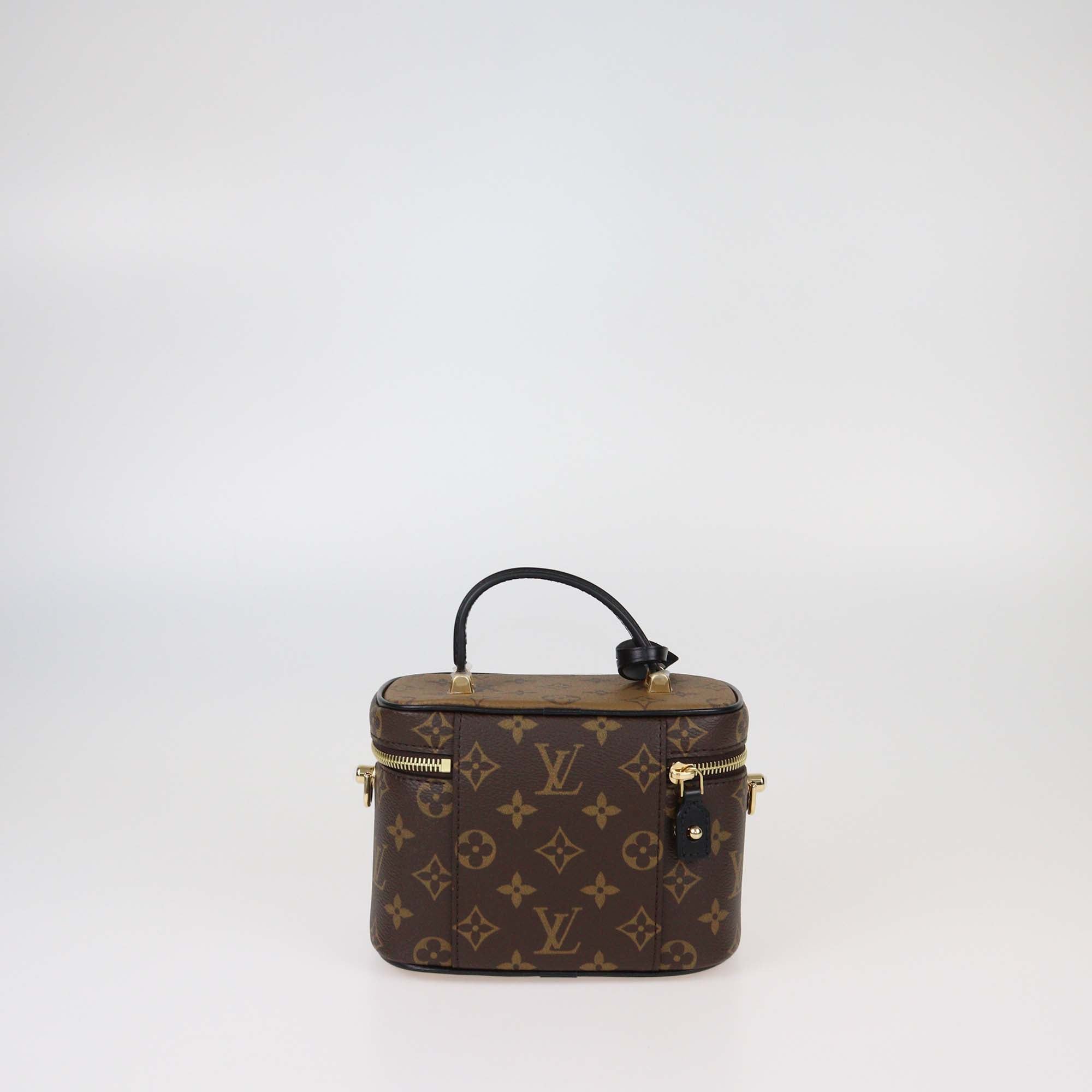 Louis Vuitton Monogram Reverse Canvas Vanity PM Chain Bag