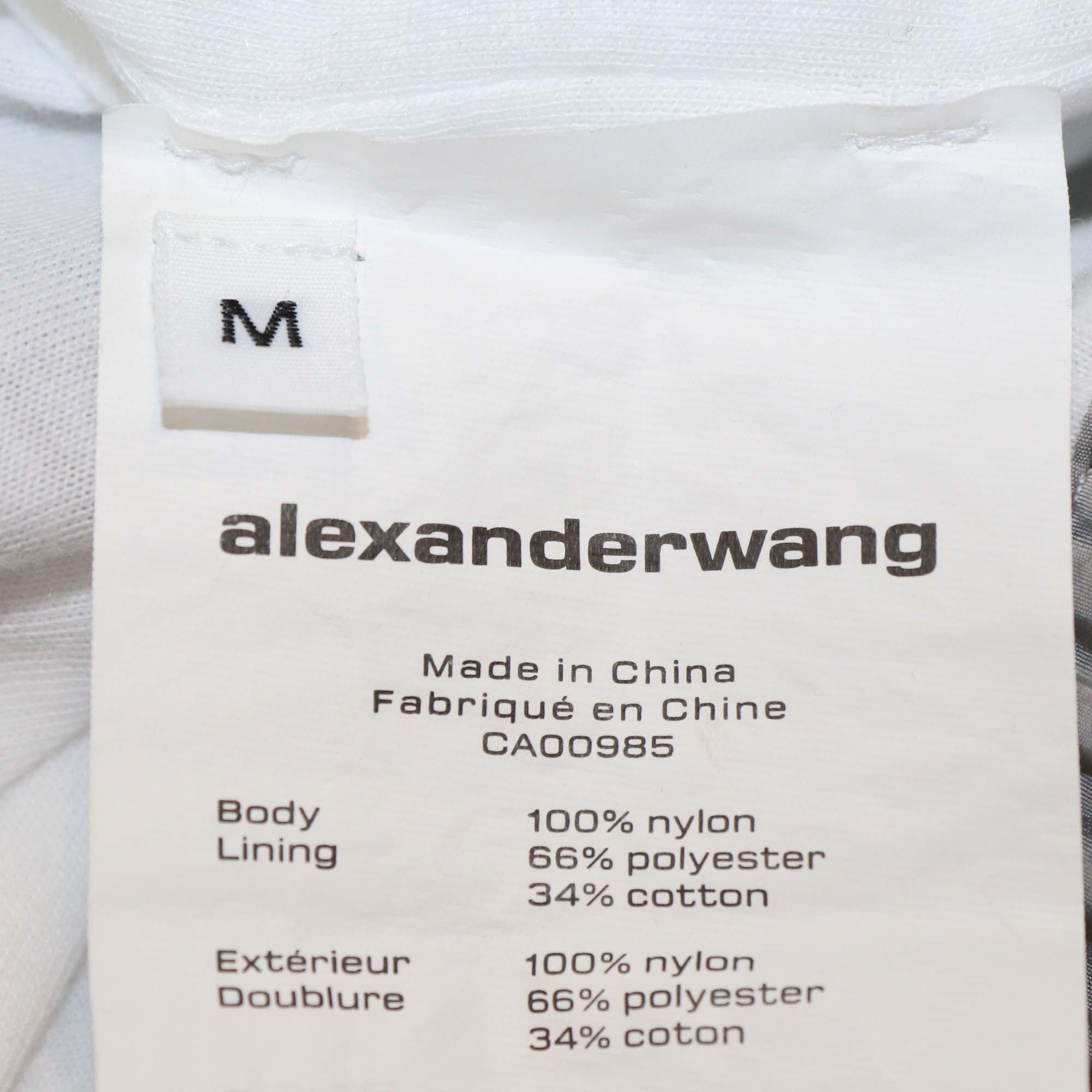 Alexander Wang Grey Nylon Sweatpants