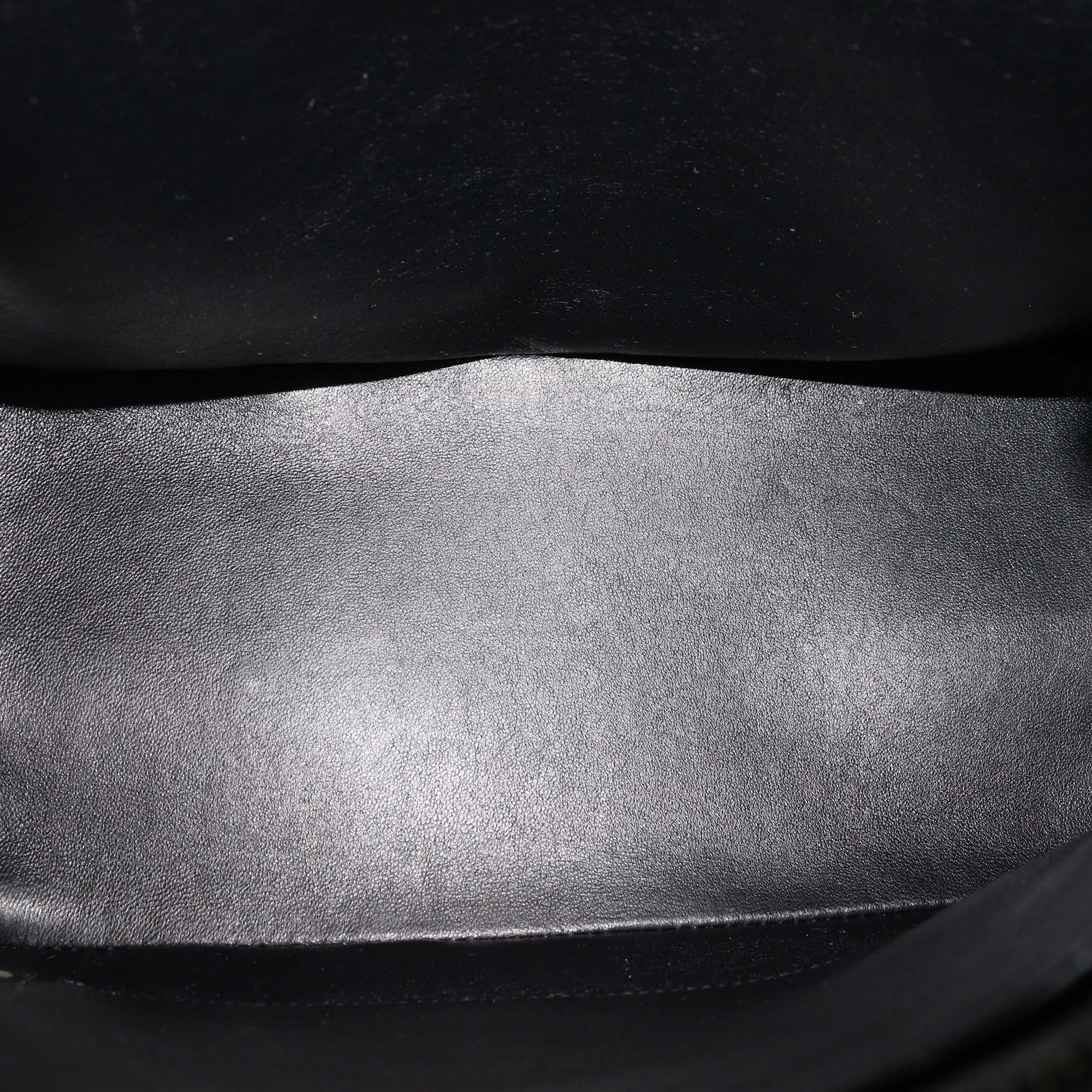 Chanel Black Caviar Leather Medallion Tote