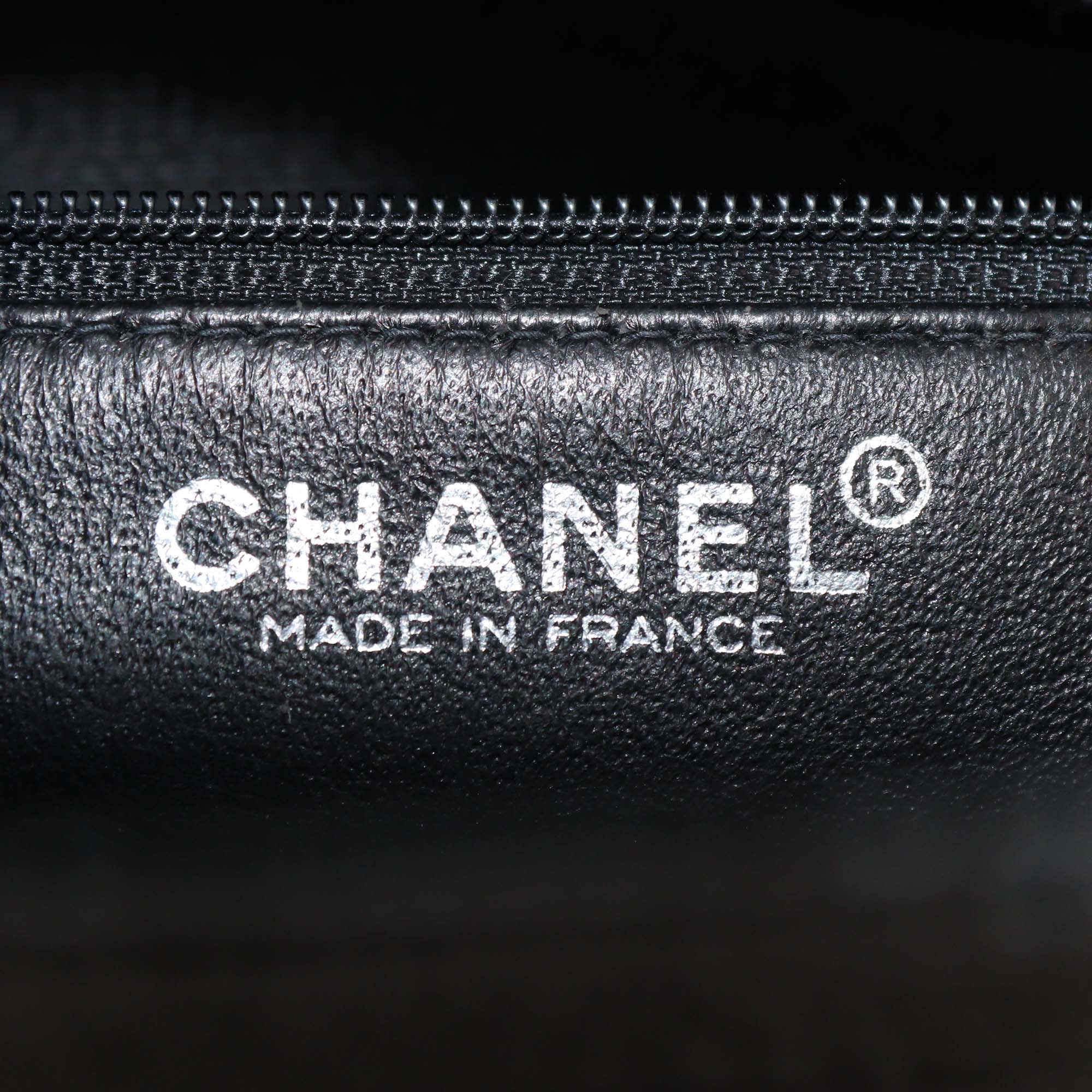 Chanel Black Caviar Leather Medallion Tote