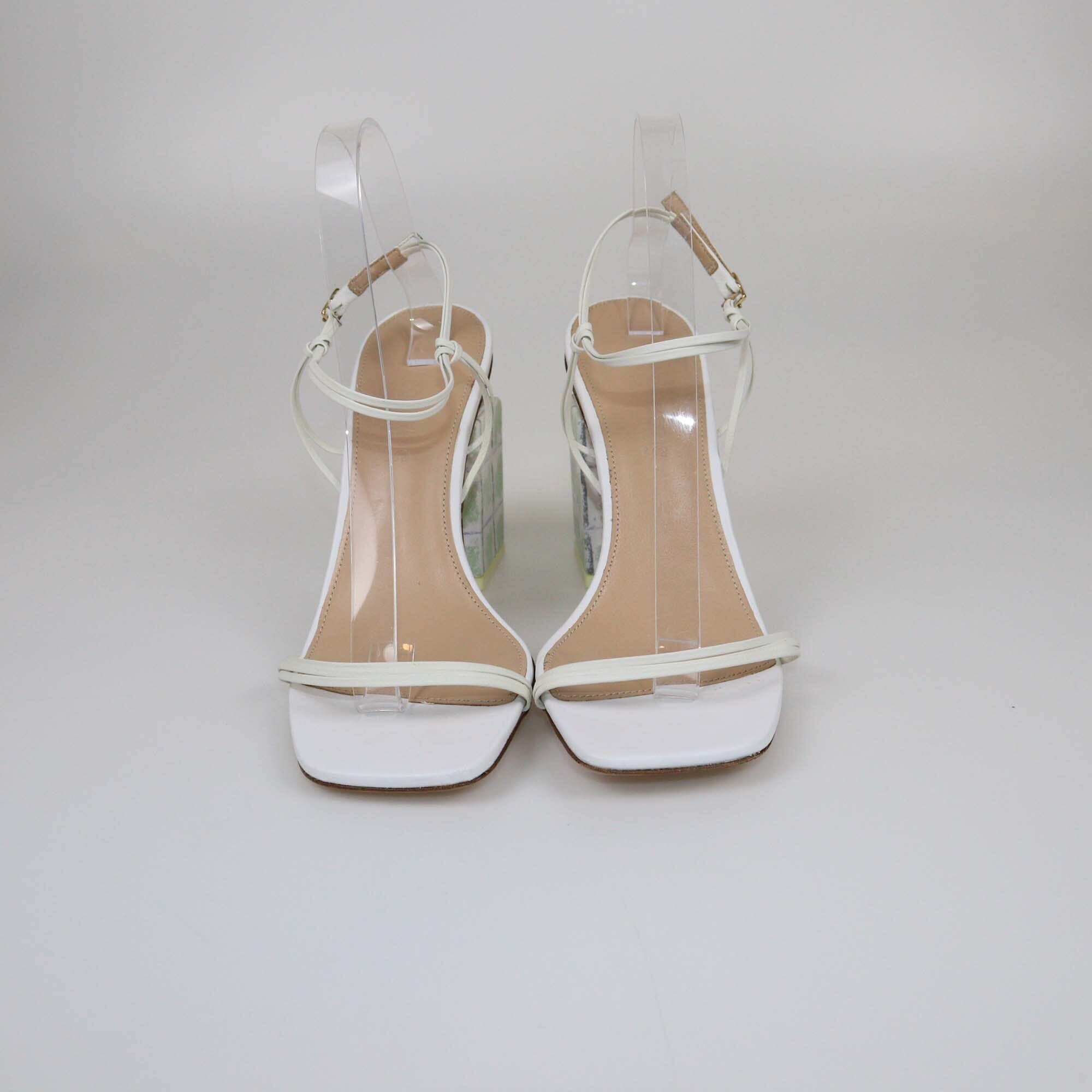 Jacquemus Multicolor Block Heel Ankle Strap Sandals Womens Jacquemus