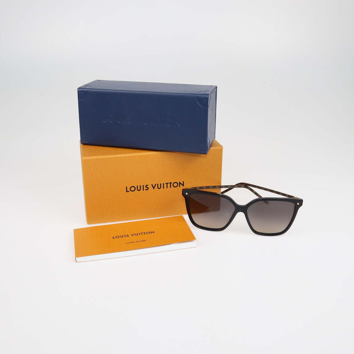 Louis Vuitton Black,Monogram Gradient LV First Square Sunglasses