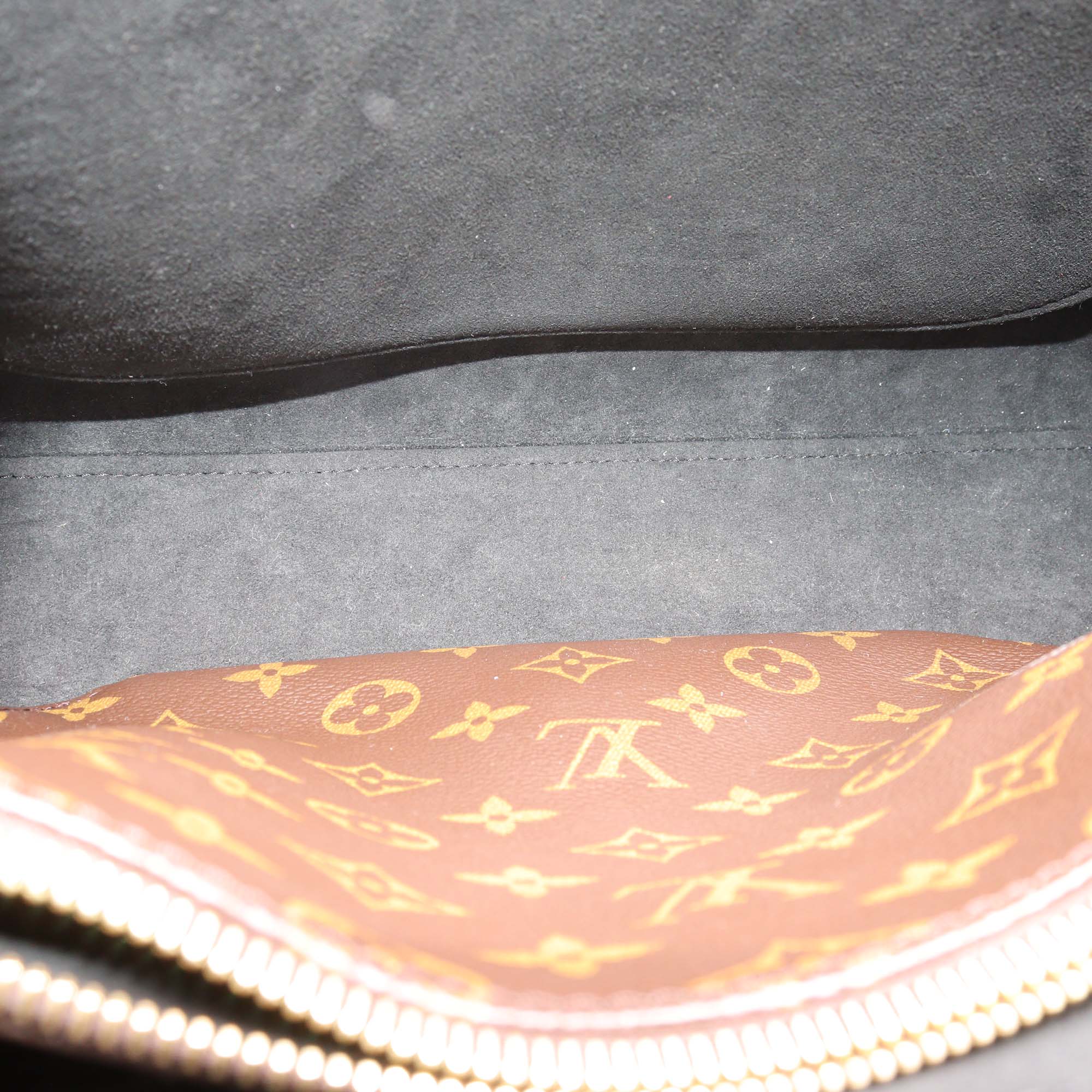 Louis Vuitton Black Monogram Canvas Flower Tote