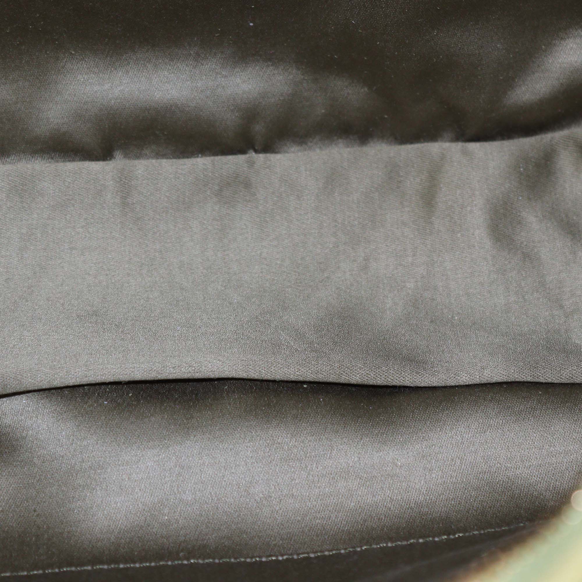 Miu Miu Apple Green Matelassé Suede Wander Large Hobo