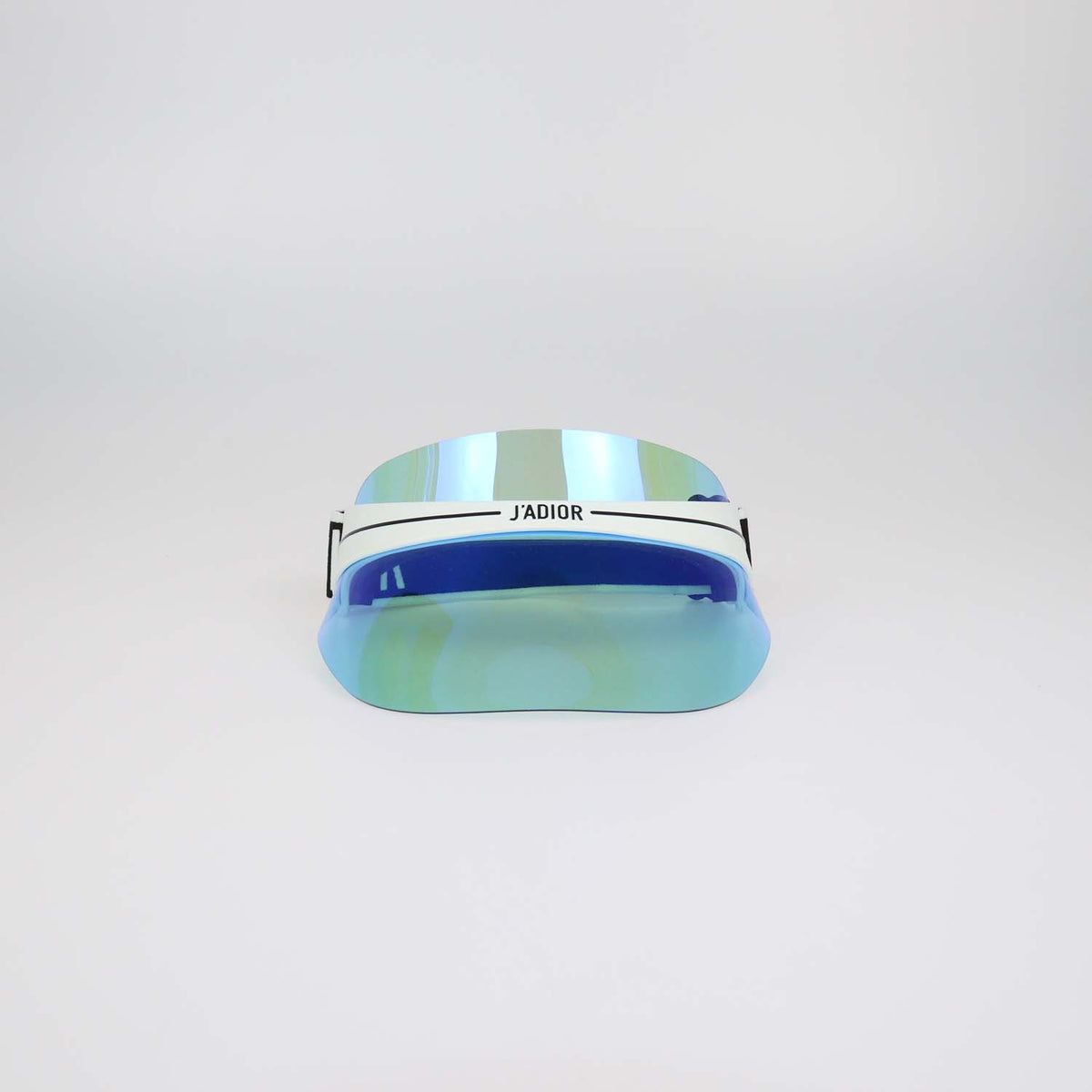 Christian Dior White,Blue DiorClub1 Sun Visor