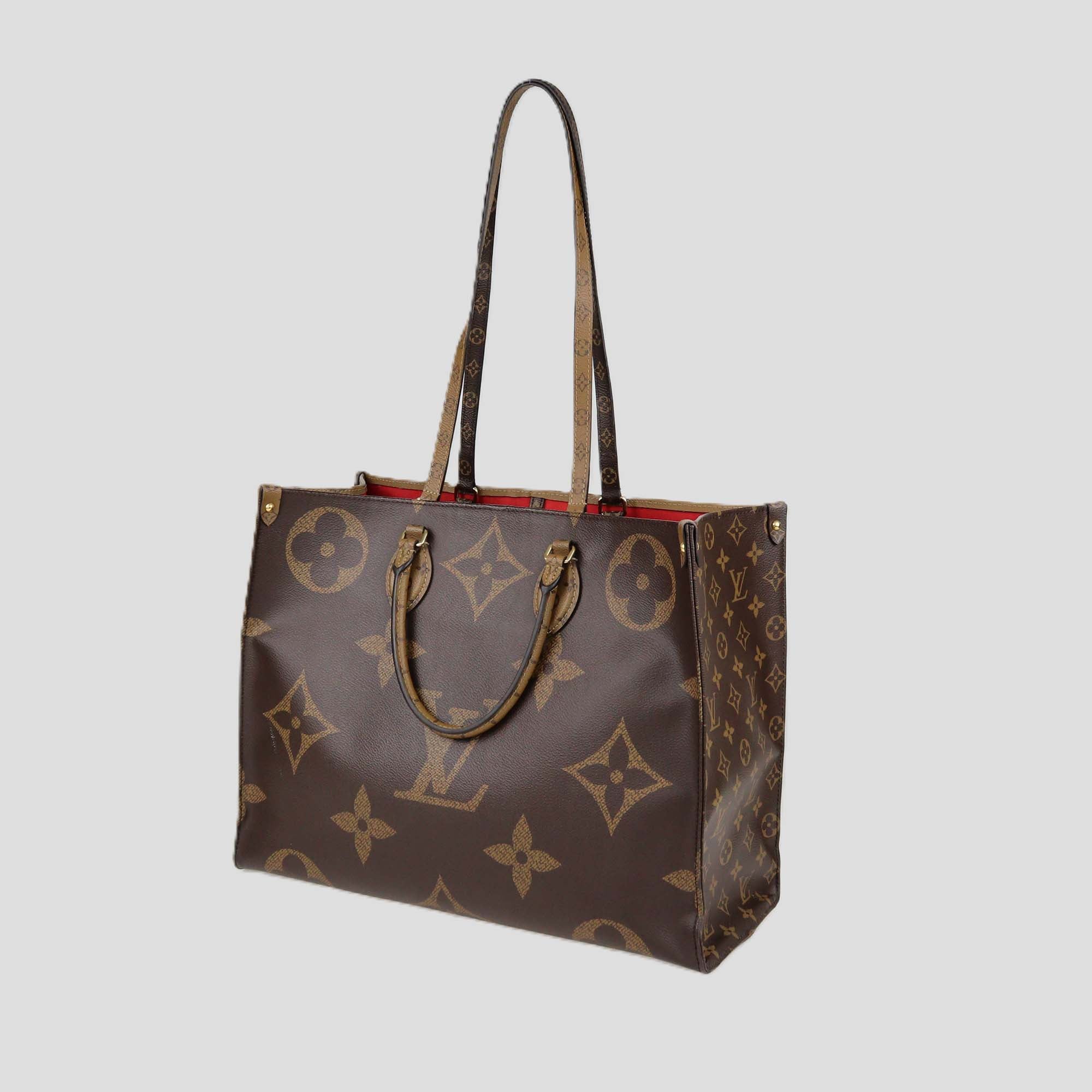Louis Vuitton Monogram Canvas On The Go GM Reverse Bag