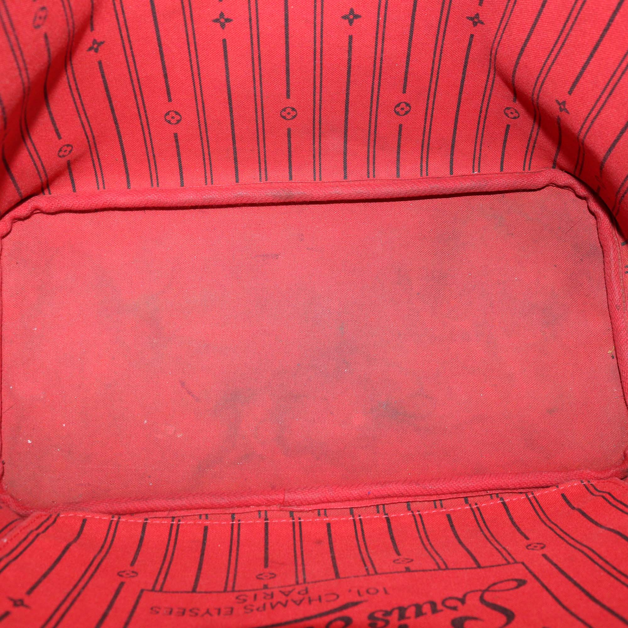 Louis Vuitton Brown Canvas Damier Ebene Neverfull MM Bag