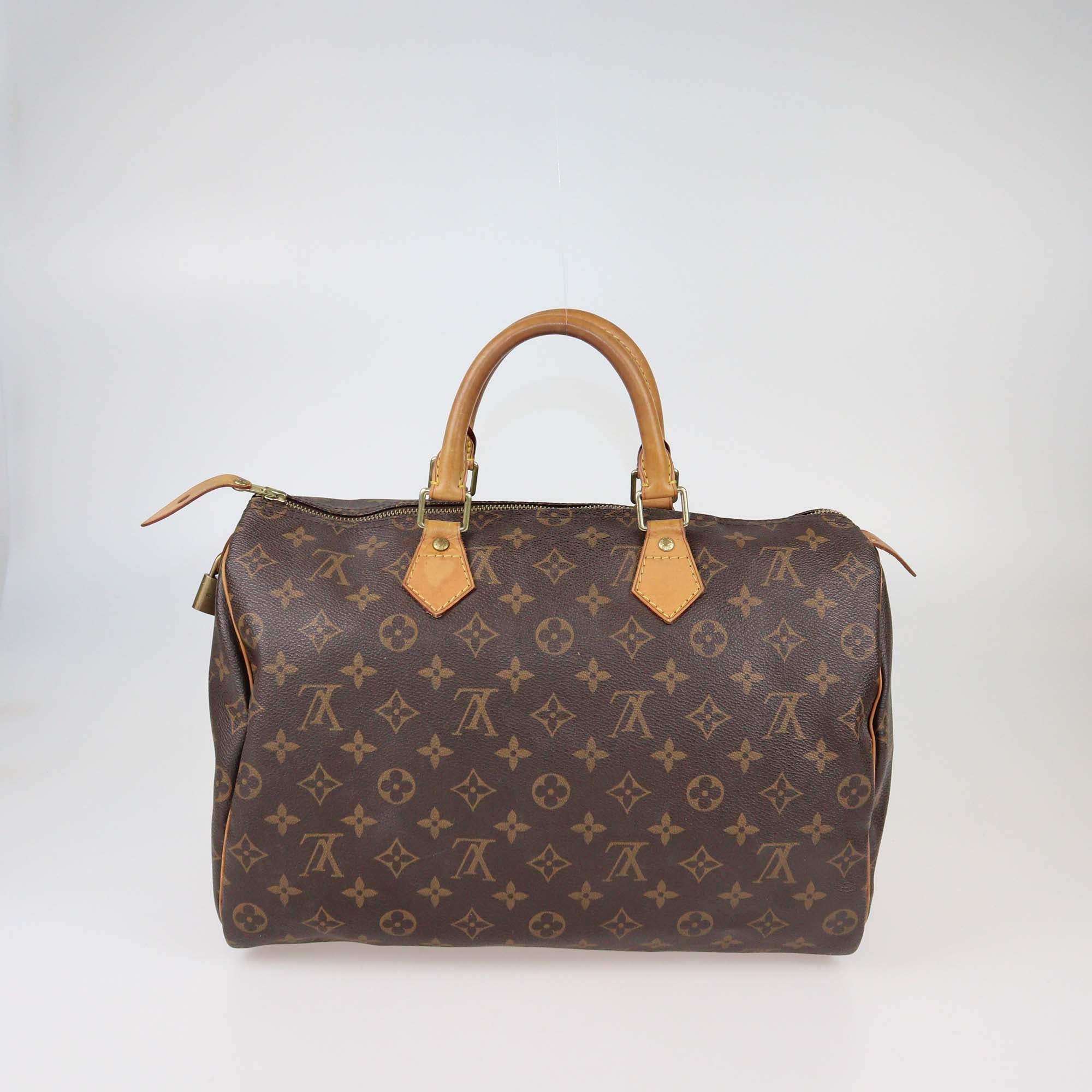 Louis Vuitton Monogram Canvas Speedy 35 Bag
