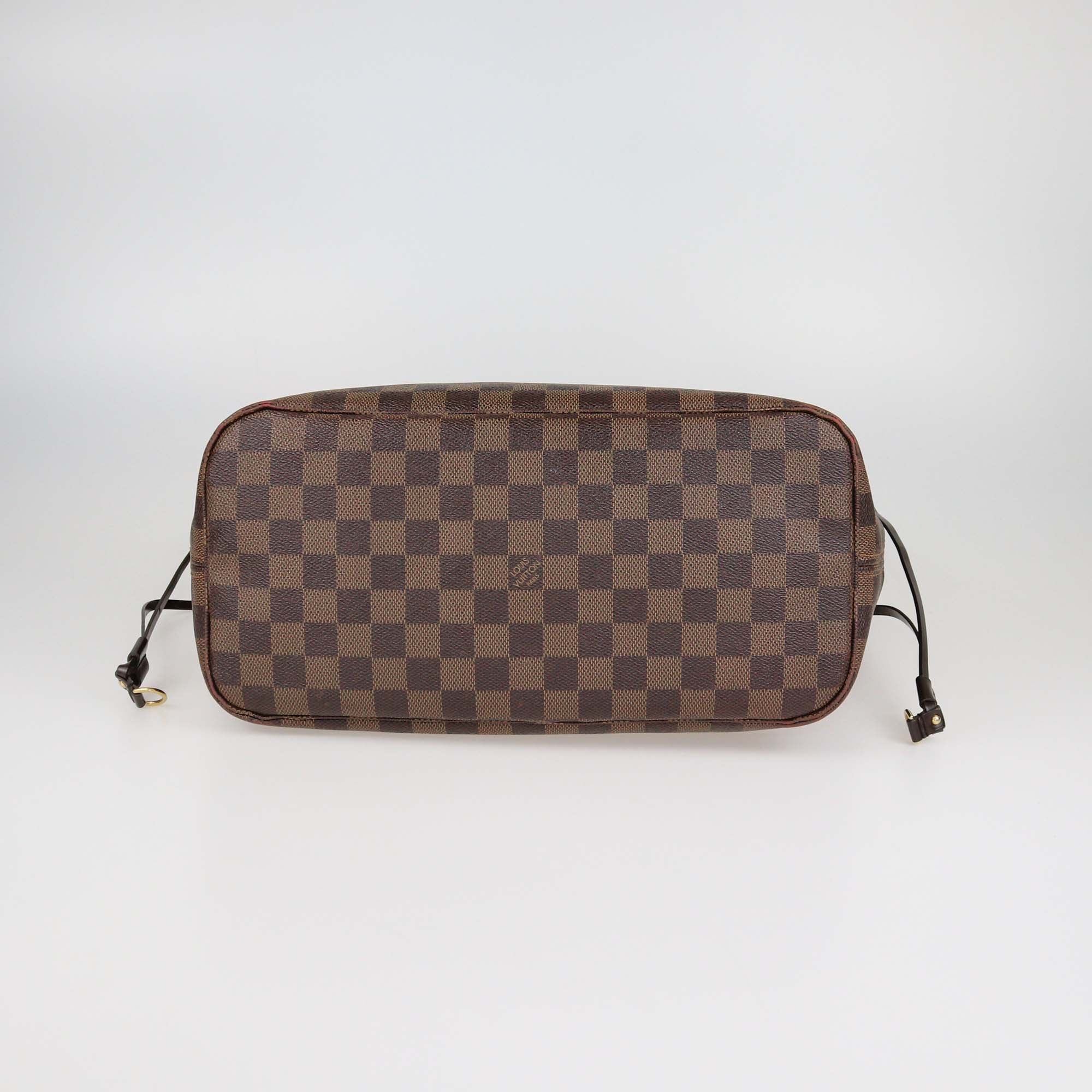 Louis Vuitton Brown Canvas Damier Ebene Neverfull MM Bag