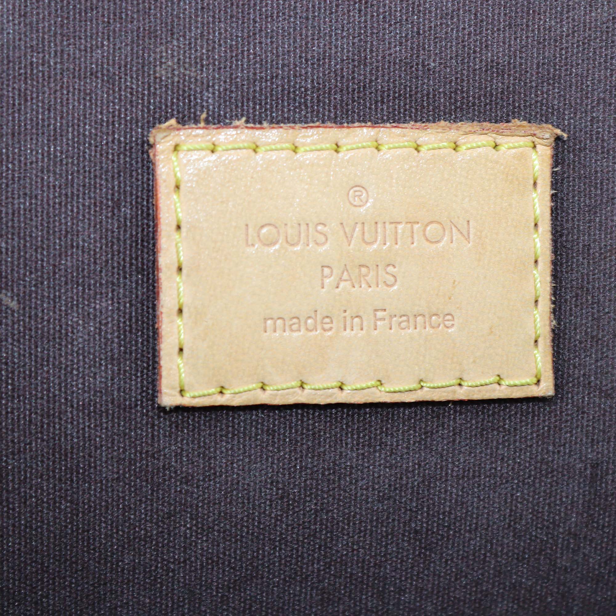 Louis Vuitton Amarante Monogram Vernis Alma GM Bag