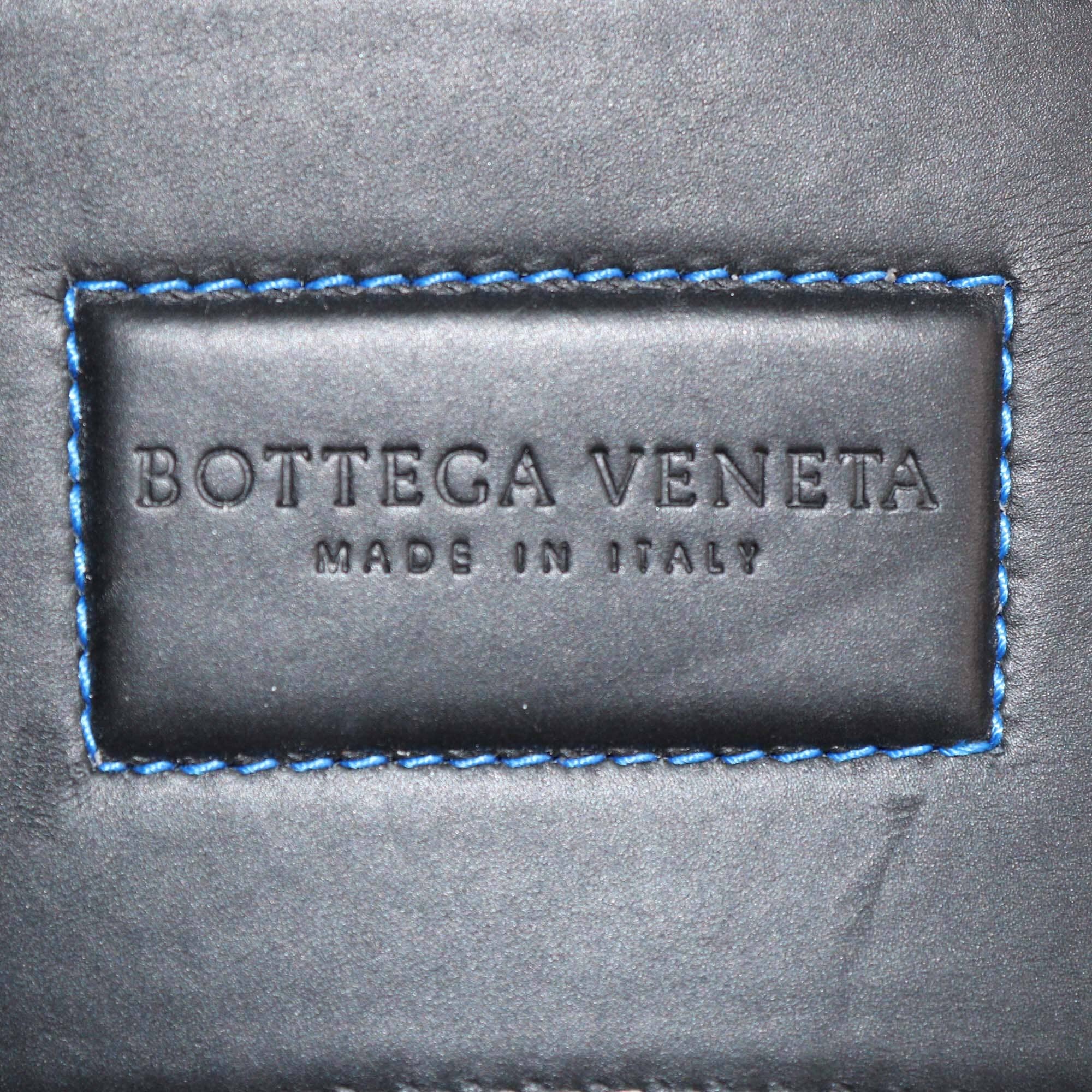 Bottega Veneta Black/Blue Paper Touch Backpack Mens Bottega Veneta