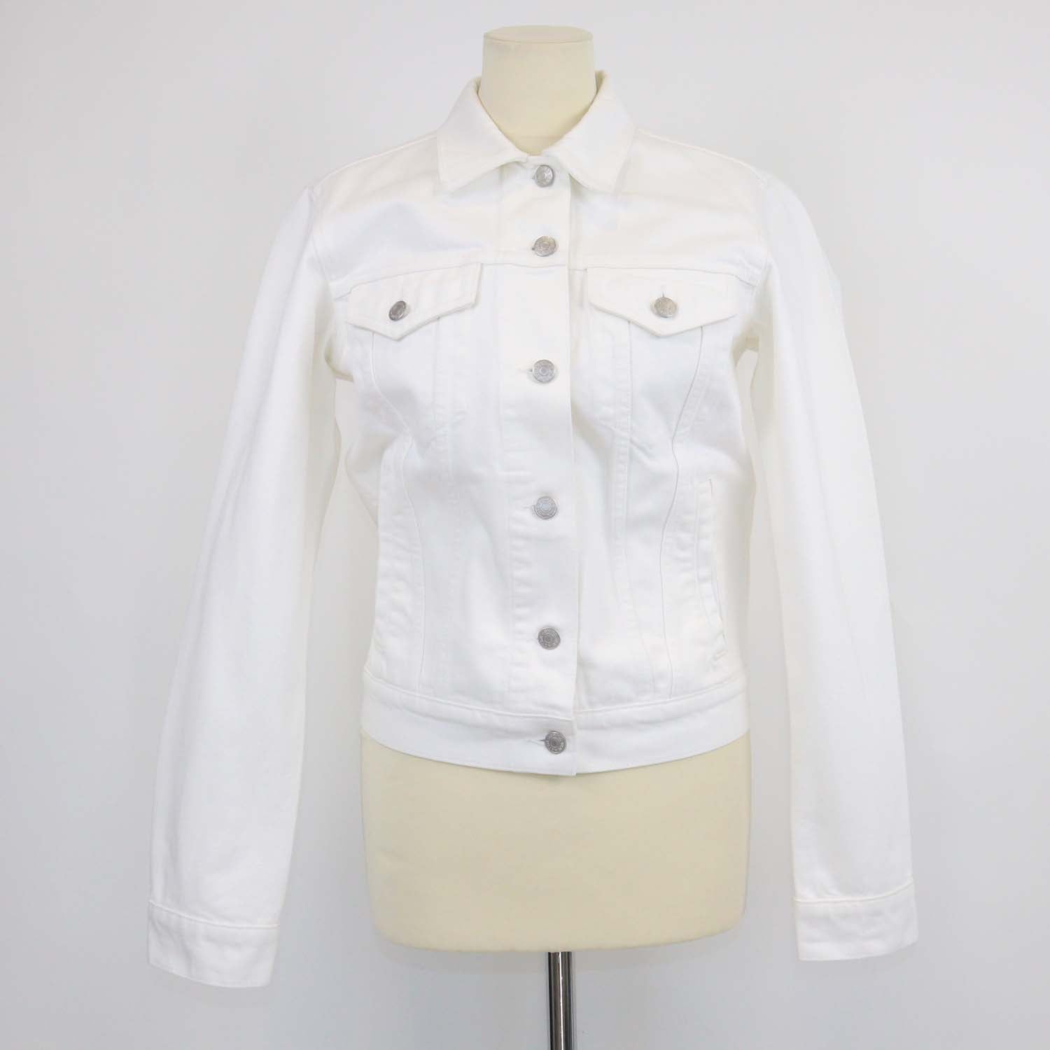 Dries Van Noten White Denim Jacket