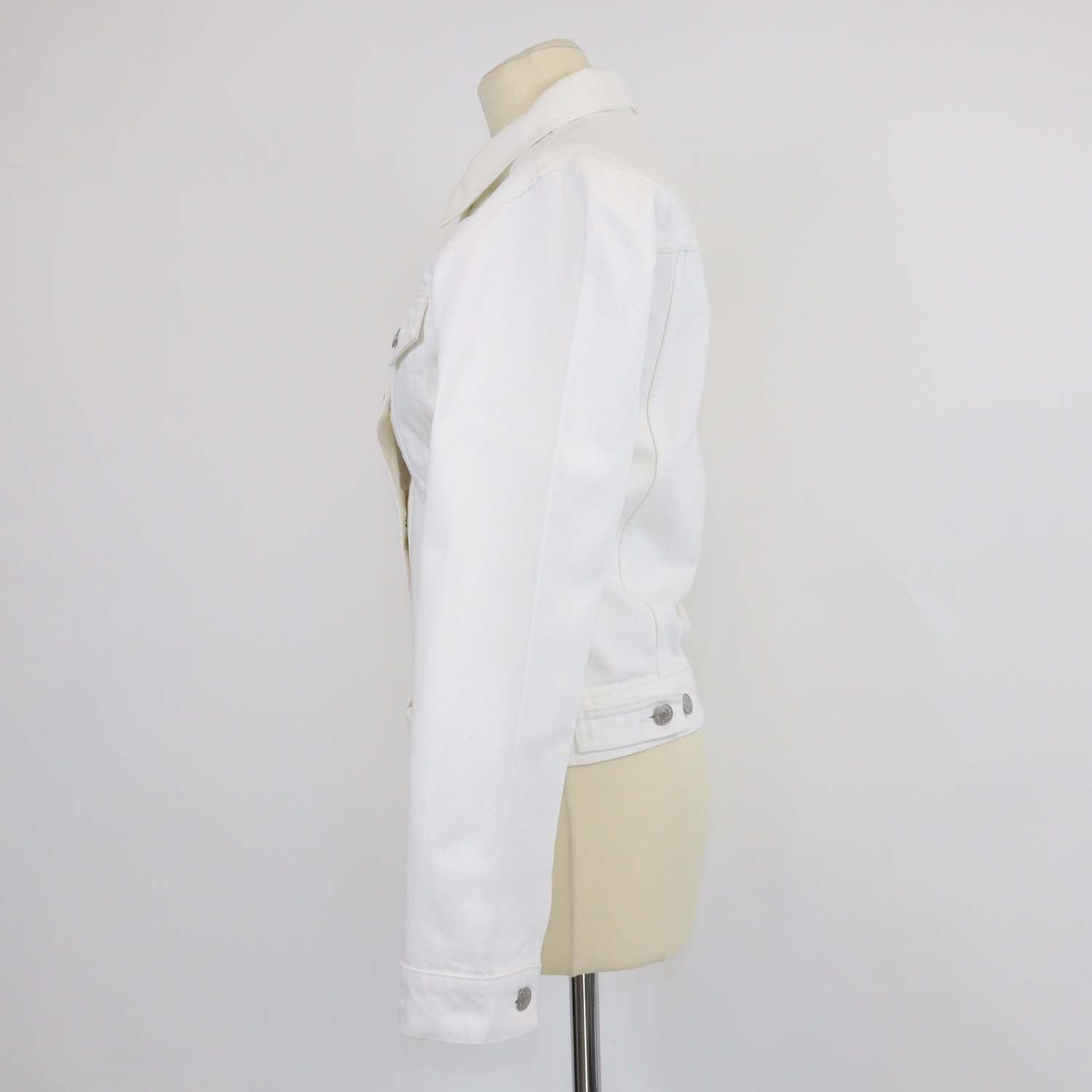 Dries Van Noten White Denim Jacket
