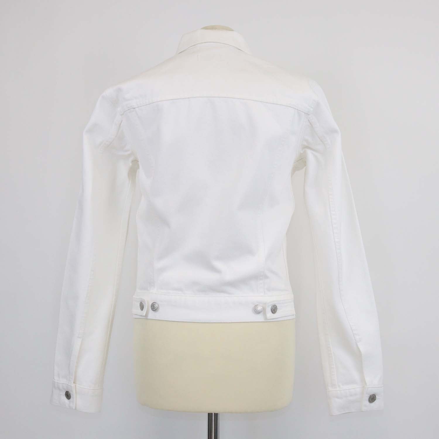 Dries Van Noten White Denim Jacket