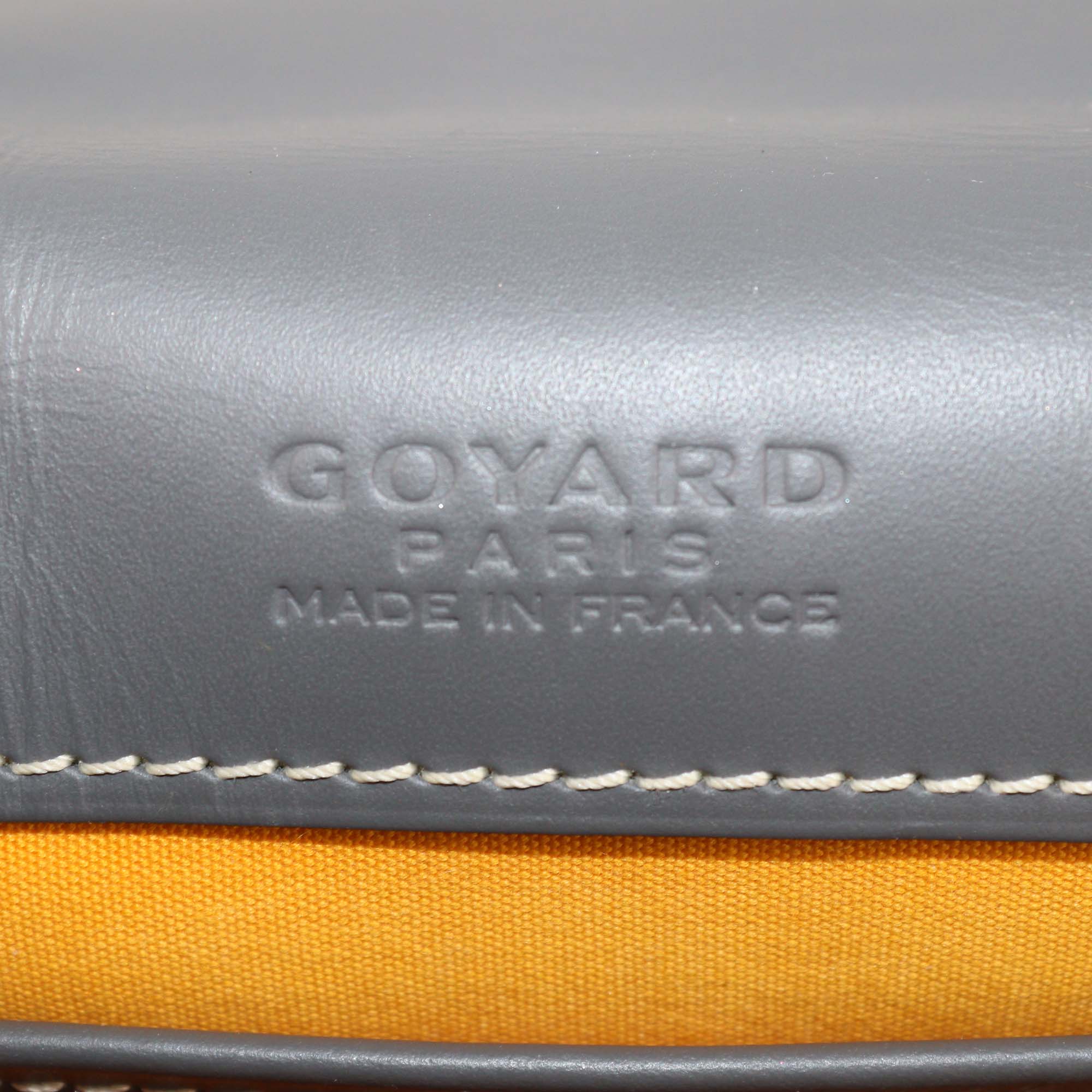 Goyard Grey Goyardine Coated Canvas Belvedere MM Bag
