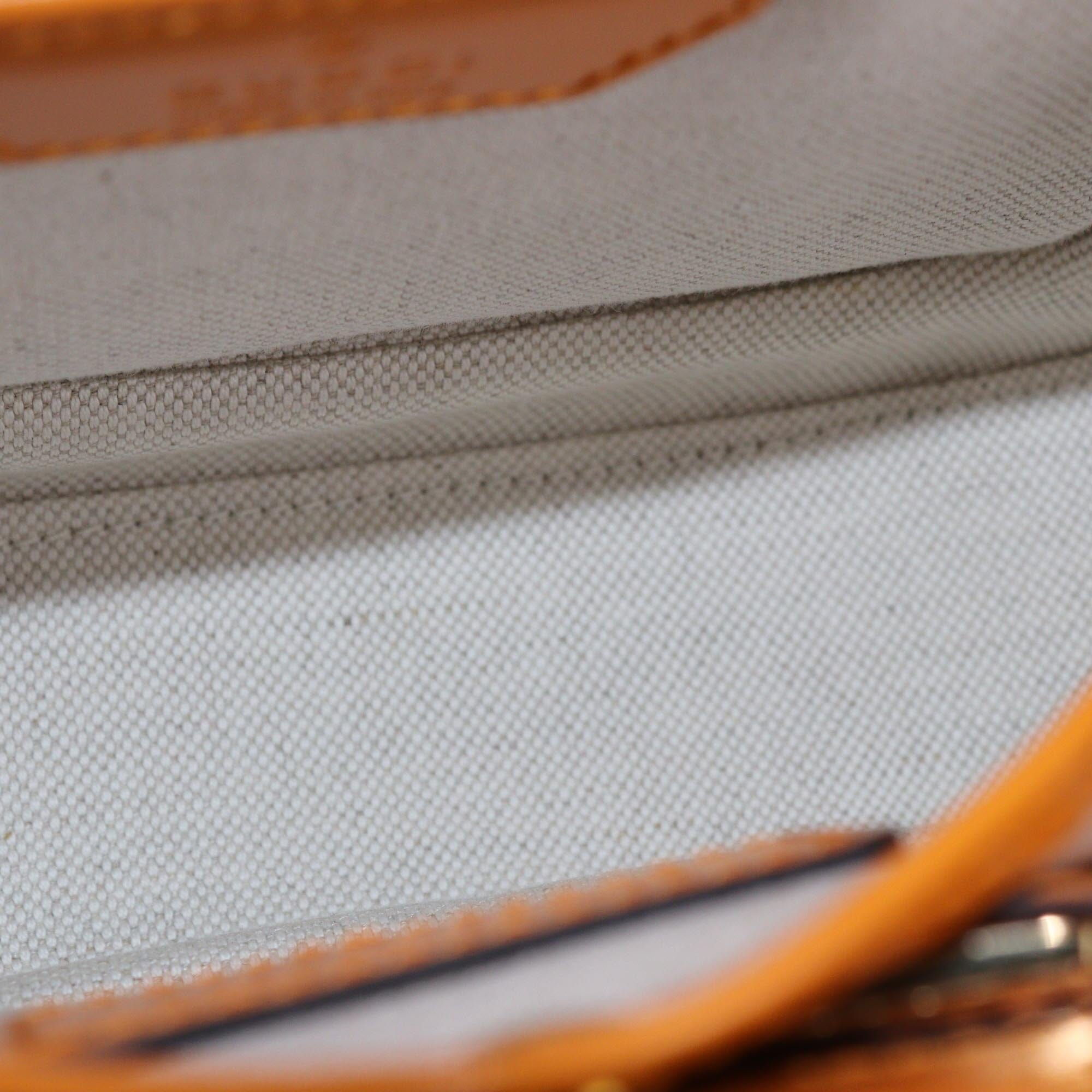 Gucci Tan Small Bamboo 1947 Top Handle Bag Womens Gucci