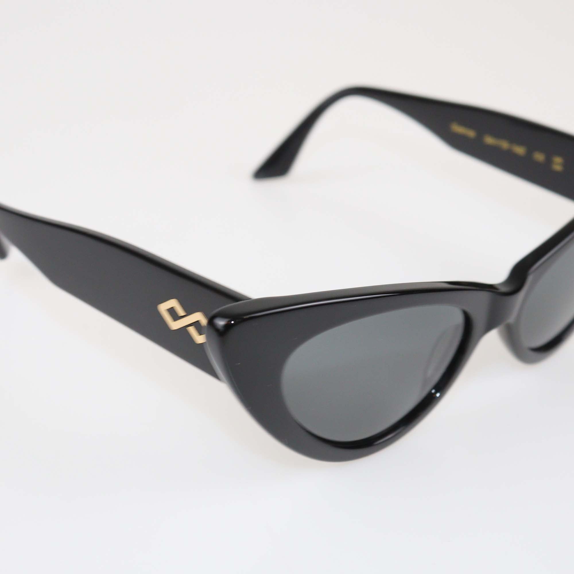 Karen Wazen Black Sienna Cat Eye Sunglasses