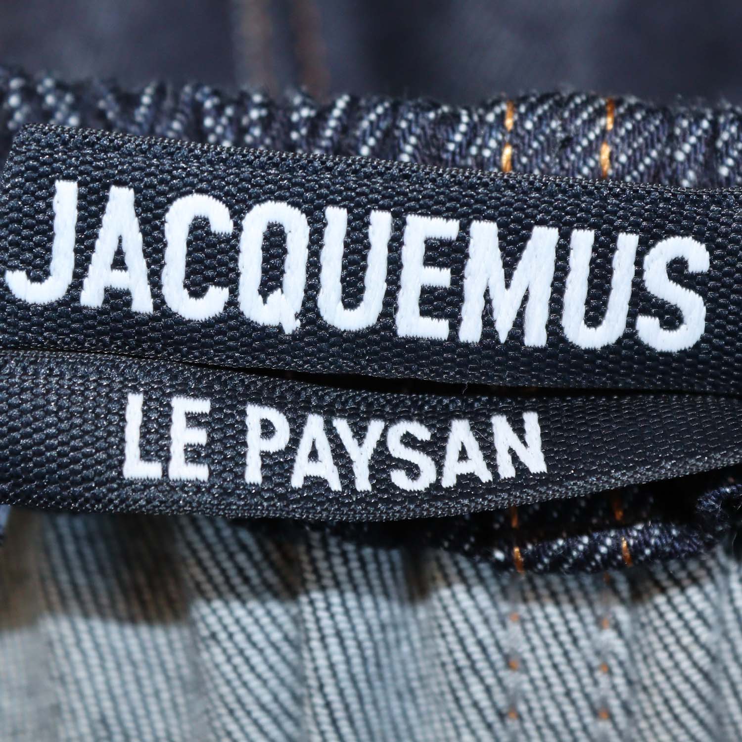 Jacquemus Dark Blue Denim The Amelo de-Nimes Pleated Mini Short