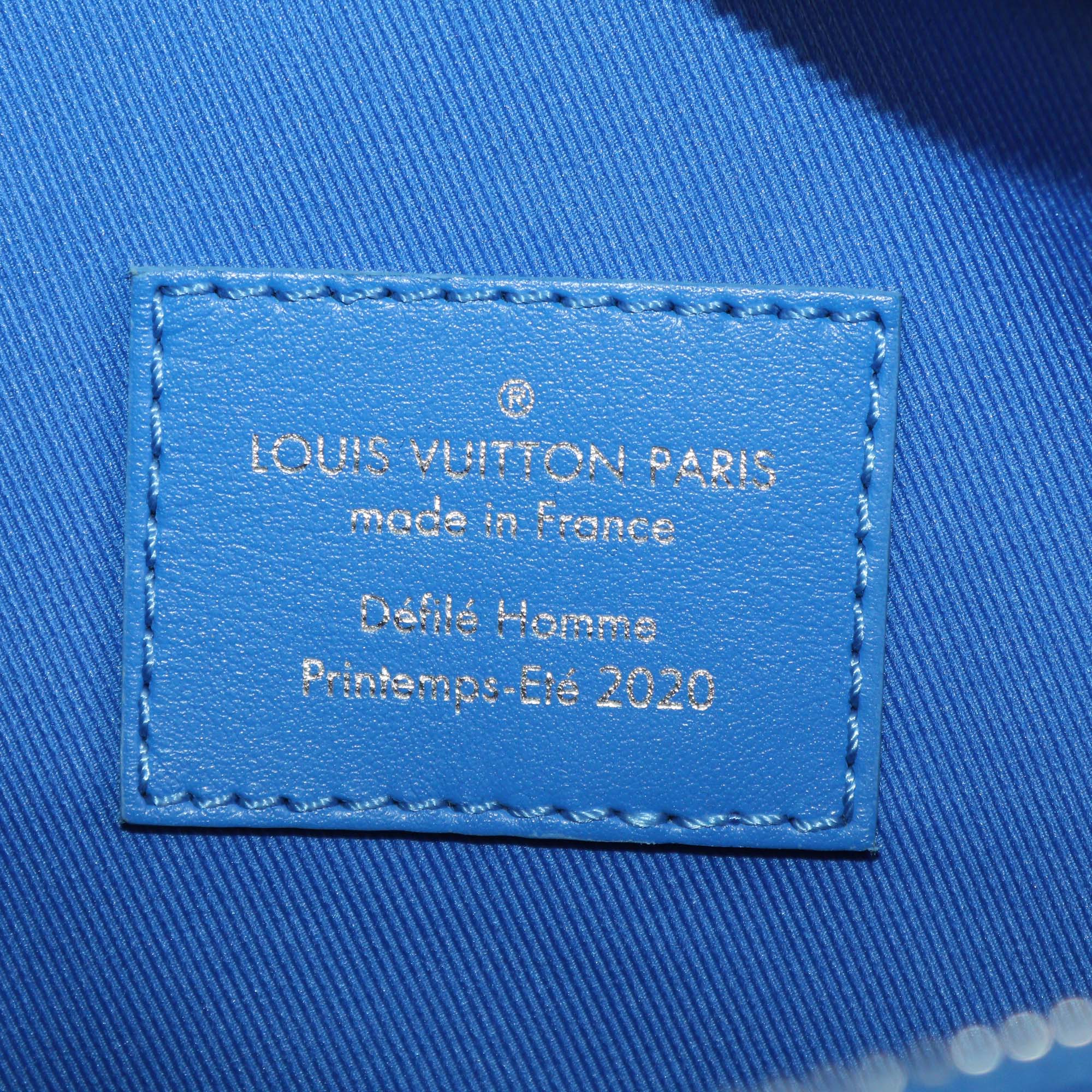 Louis Vuitton Blue Cloud Monogram Canvas Soft Trunk Bag