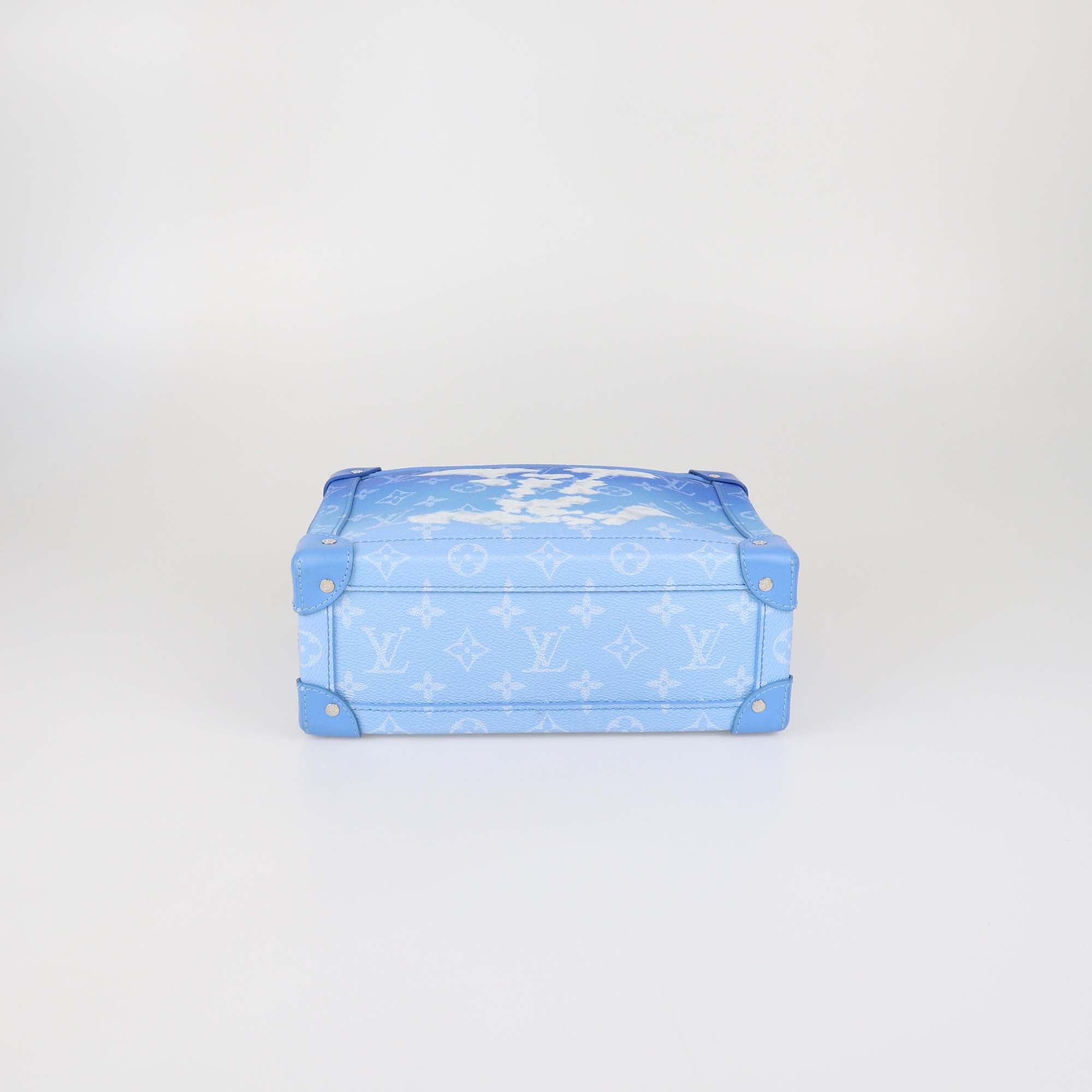 Louis Vuitton Blue Cloud Monogram Canvas Soft Trunk Bag