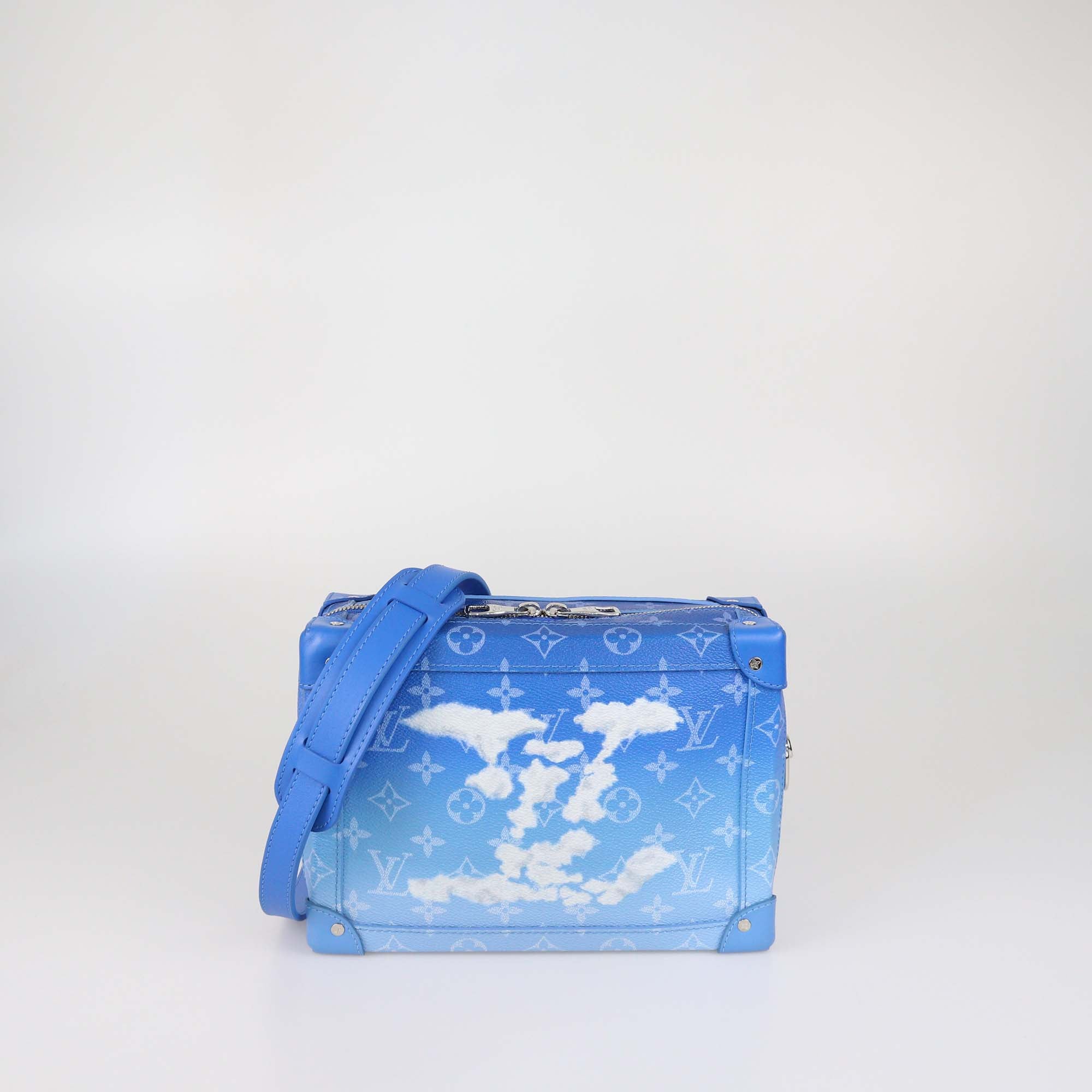 Louis Vuitton Blue Cloud Monogram Canvas Soft Trunk Bag
