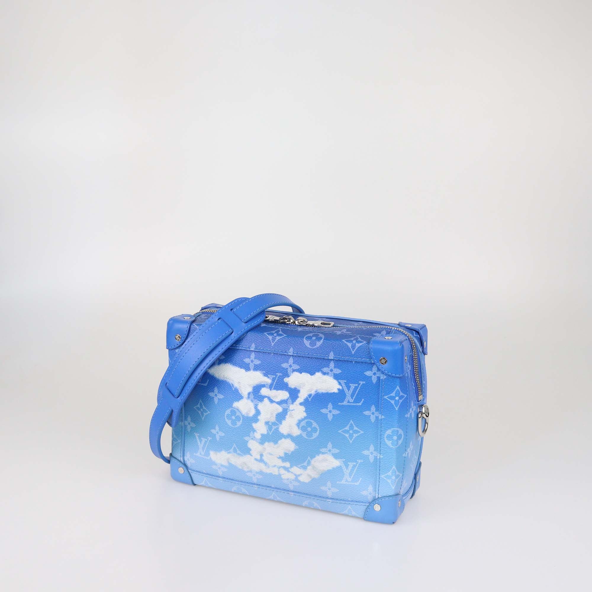 Louis Vuitton Blue Cloud Monogram Canvas Soft Trunk Bag