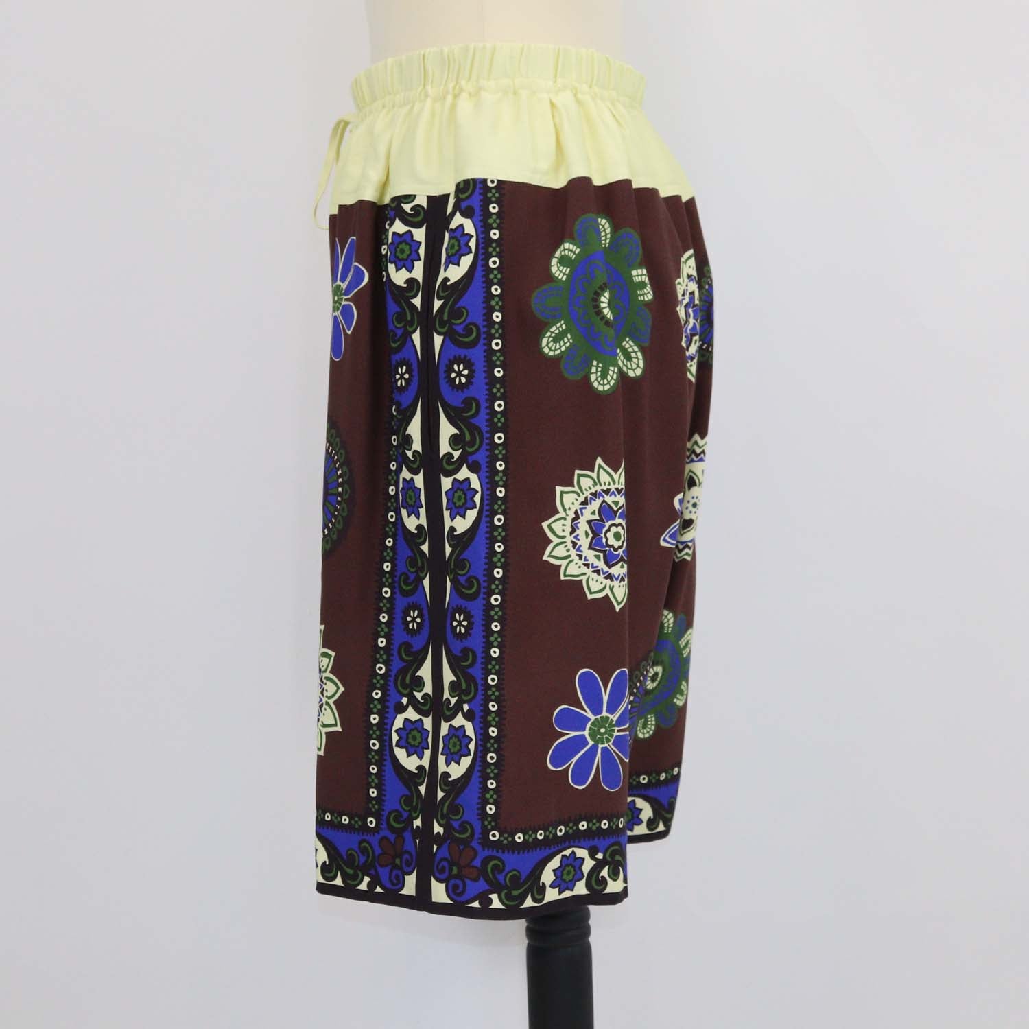 Alemais Multicolor Viscose Printed Jasper Short