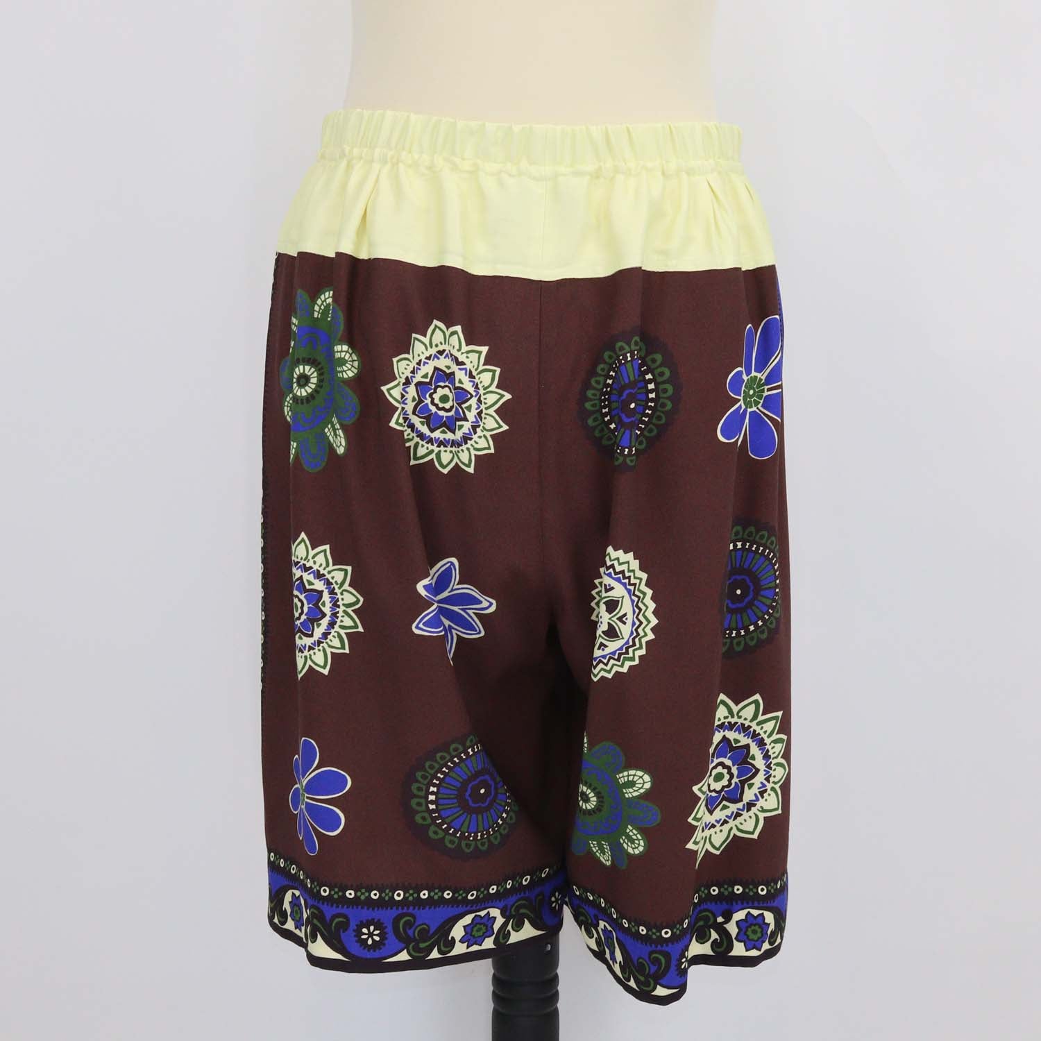 Alemais Multicolor Viscose Printed Jasper Short